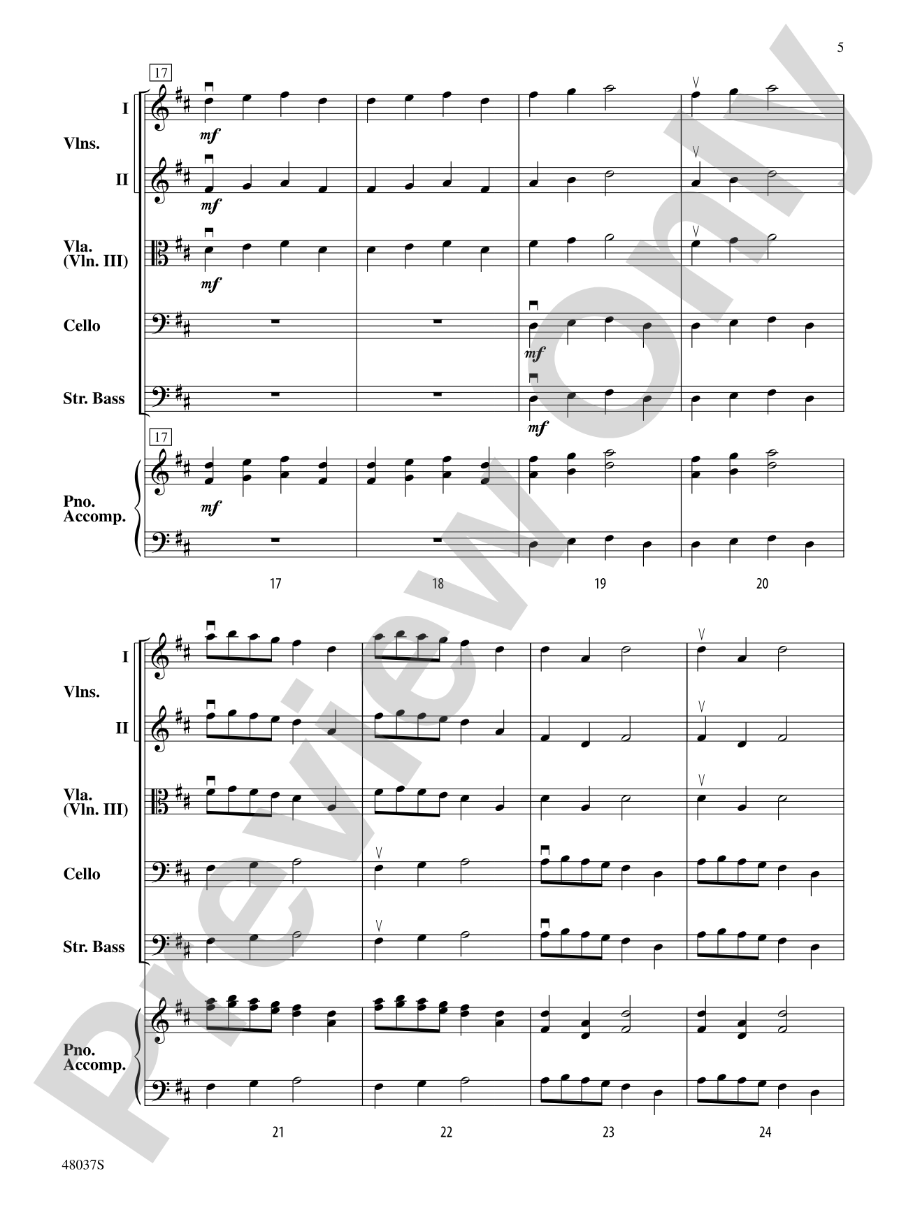 Un, Deux, Trois, Quatre!: String Orchestra Conductor Score & Parts