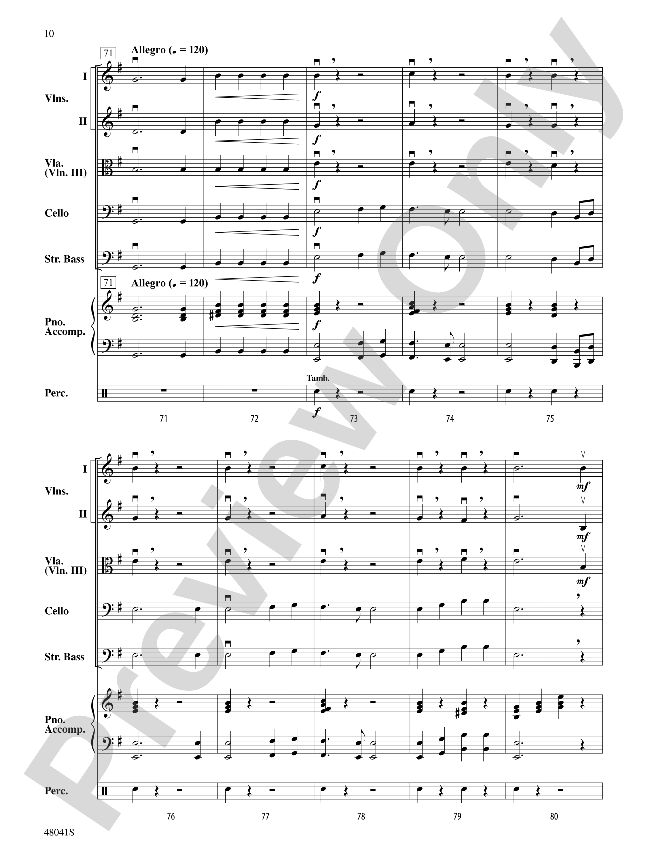 Themes from The New World: String Orchestra Conductor Score & Parts