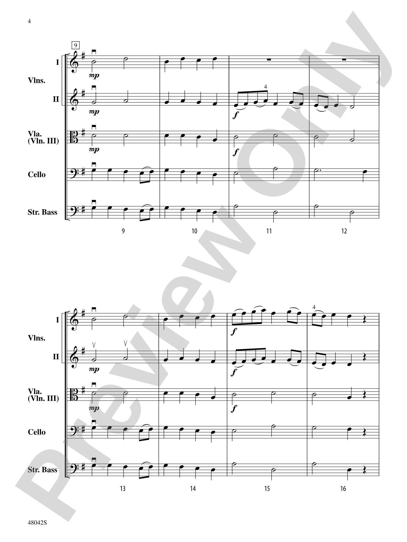 Terpsichore: Score