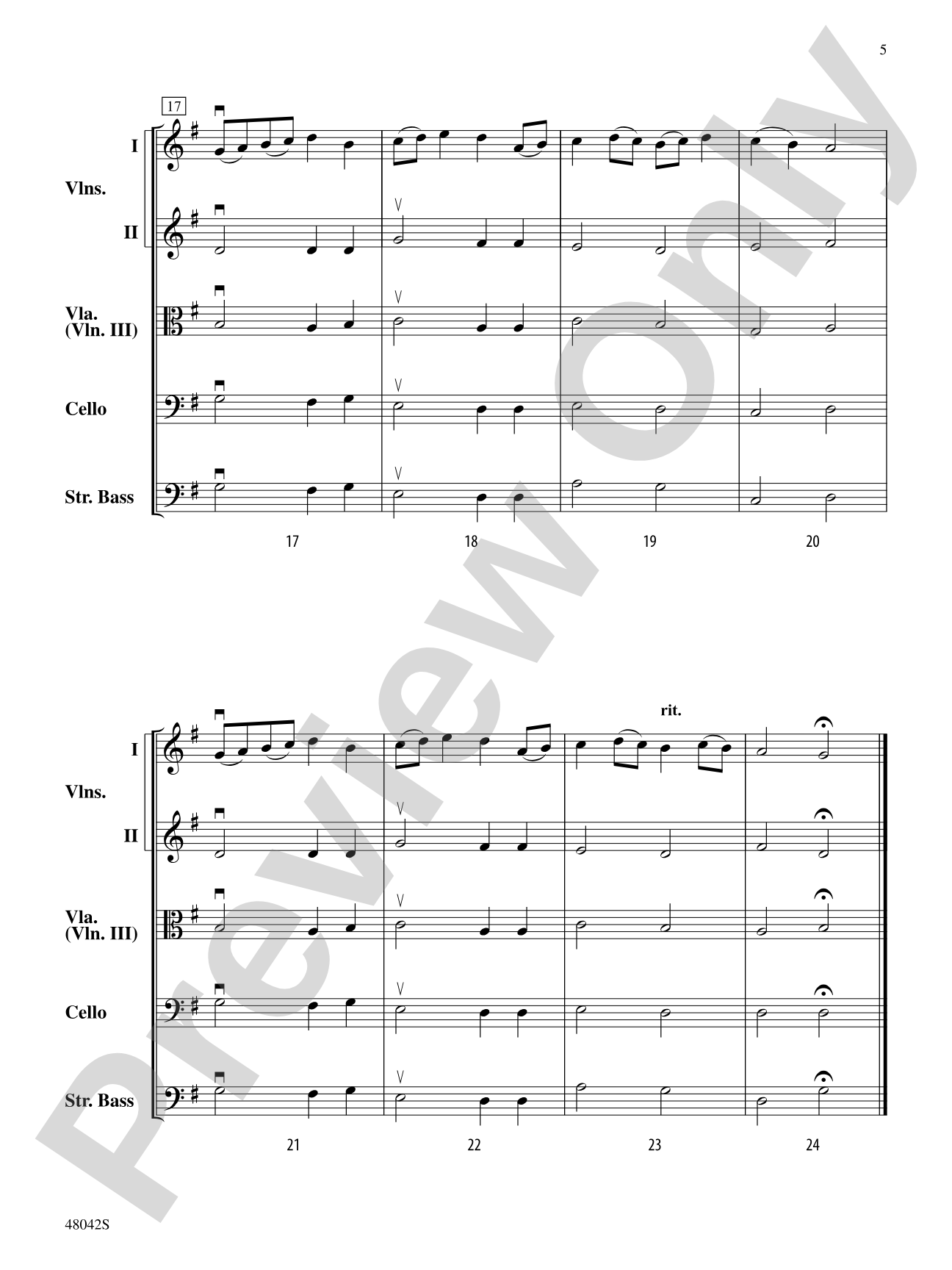 Terpsichore: Score