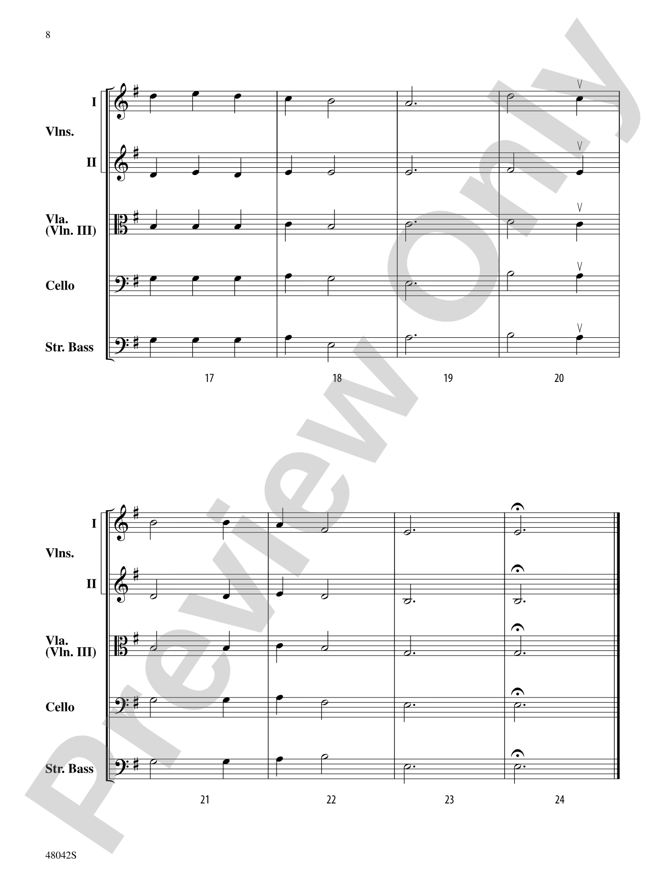 Terpsichore: Score