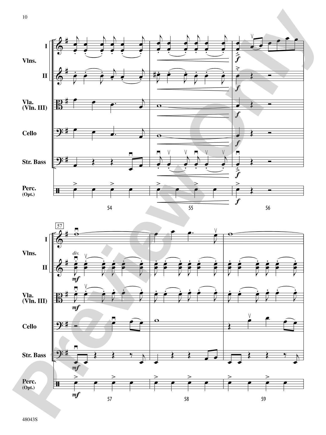 Chasing Shadows: Score