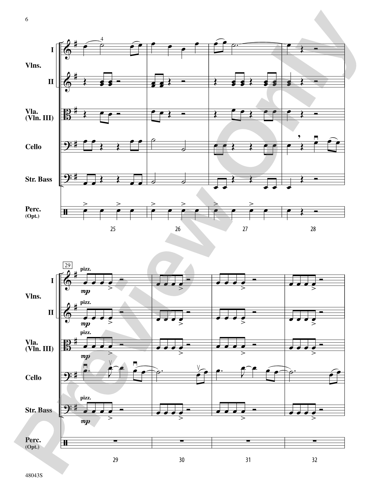 Chasing Shadows: Score