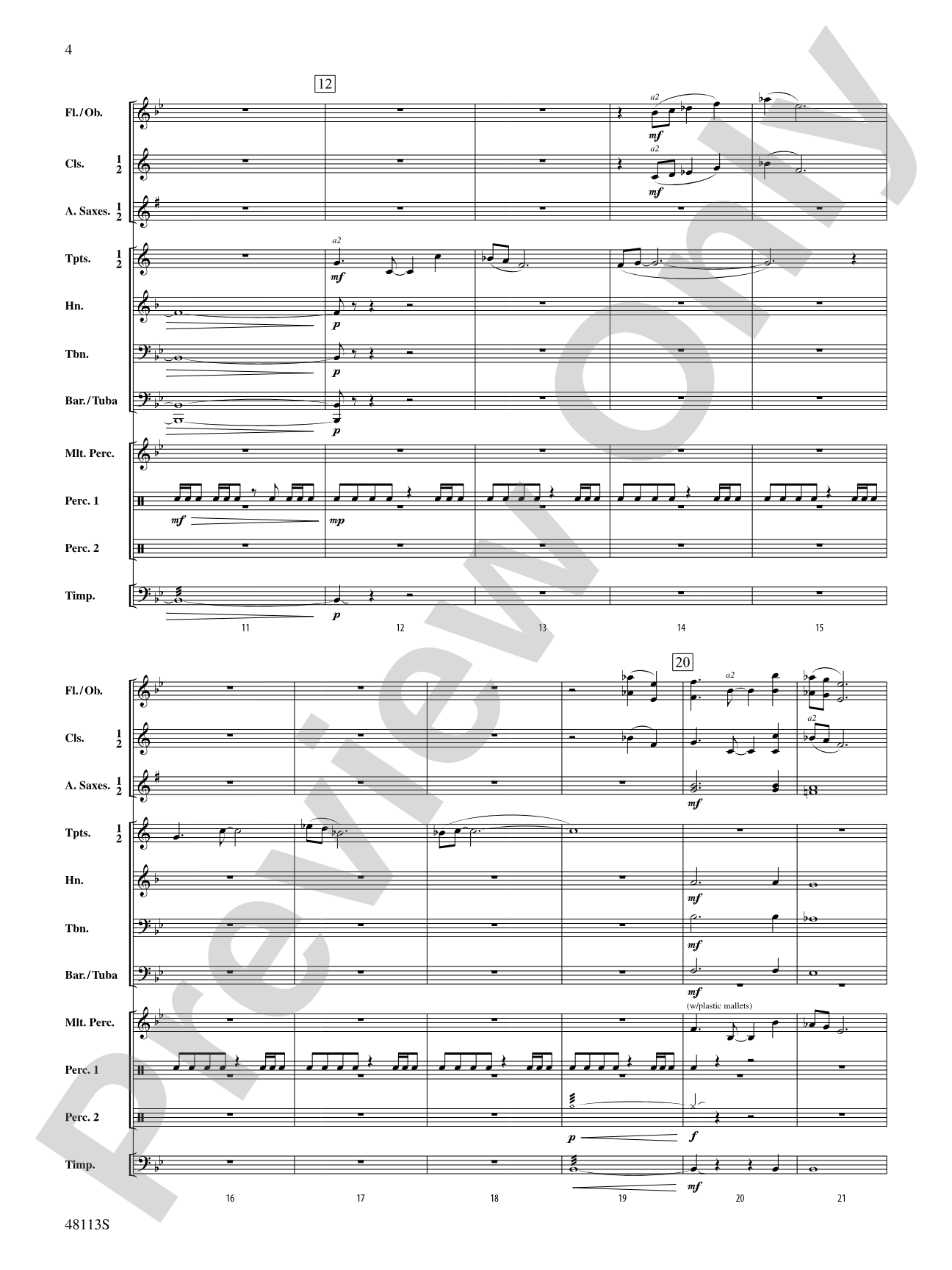 Where the Dauntless Stand: Concert Band Conductor Score & Parts