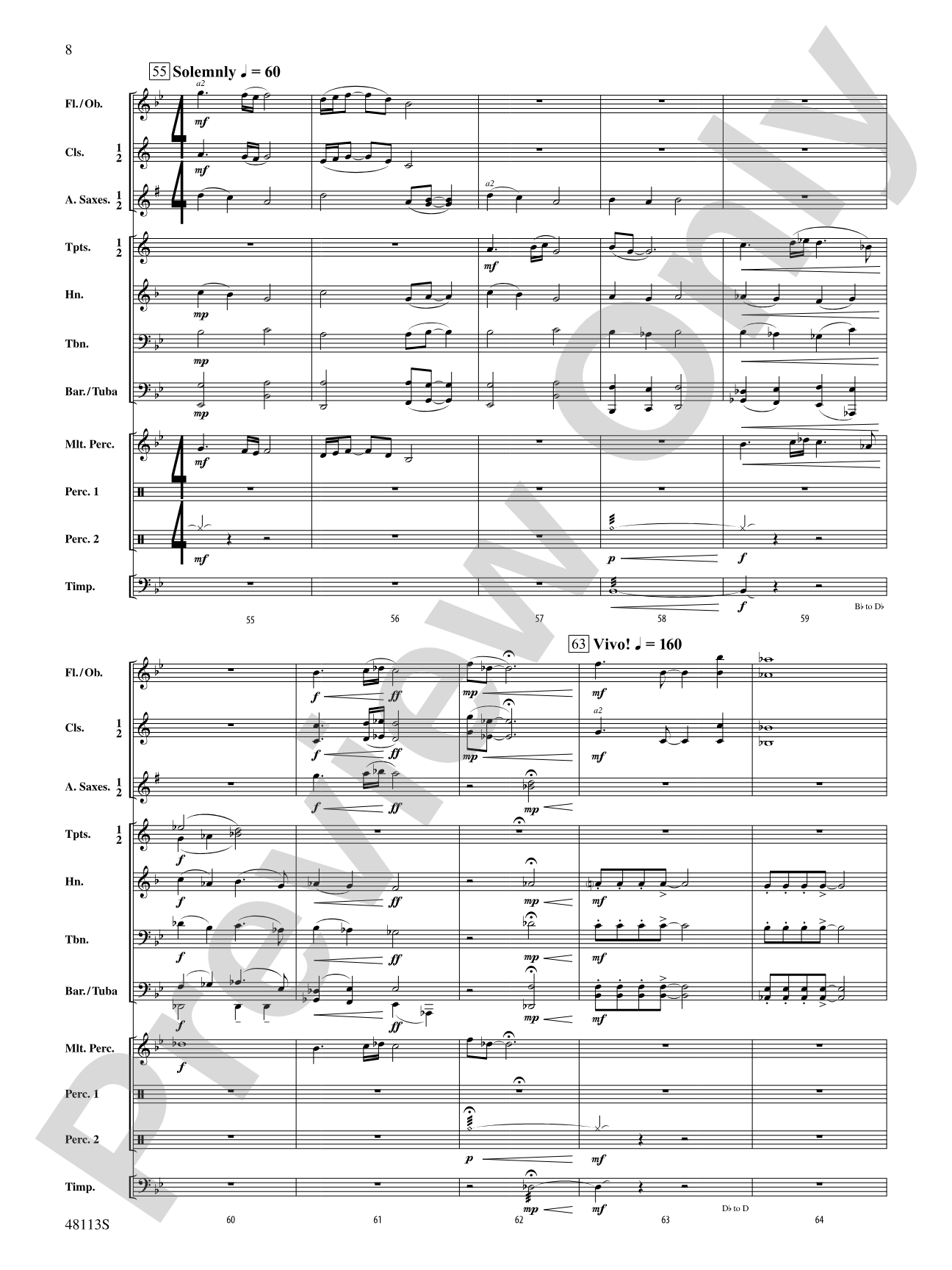 Where the Dauntless Stand: Concert Band Conductor Score & Parts