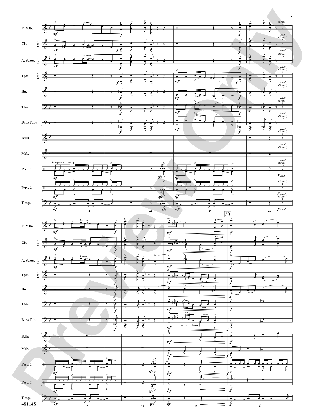 Rock Solid: Concert Band Conductor Score & Parts
