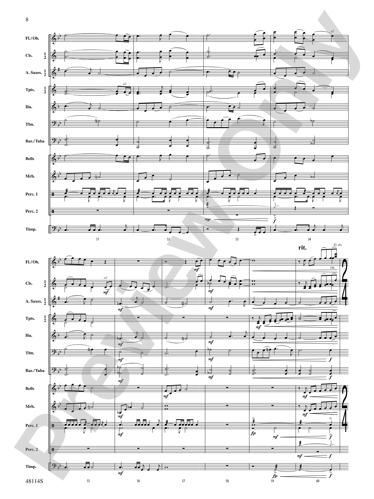 Rock Solid: Concert Band Conductor Score & Parts