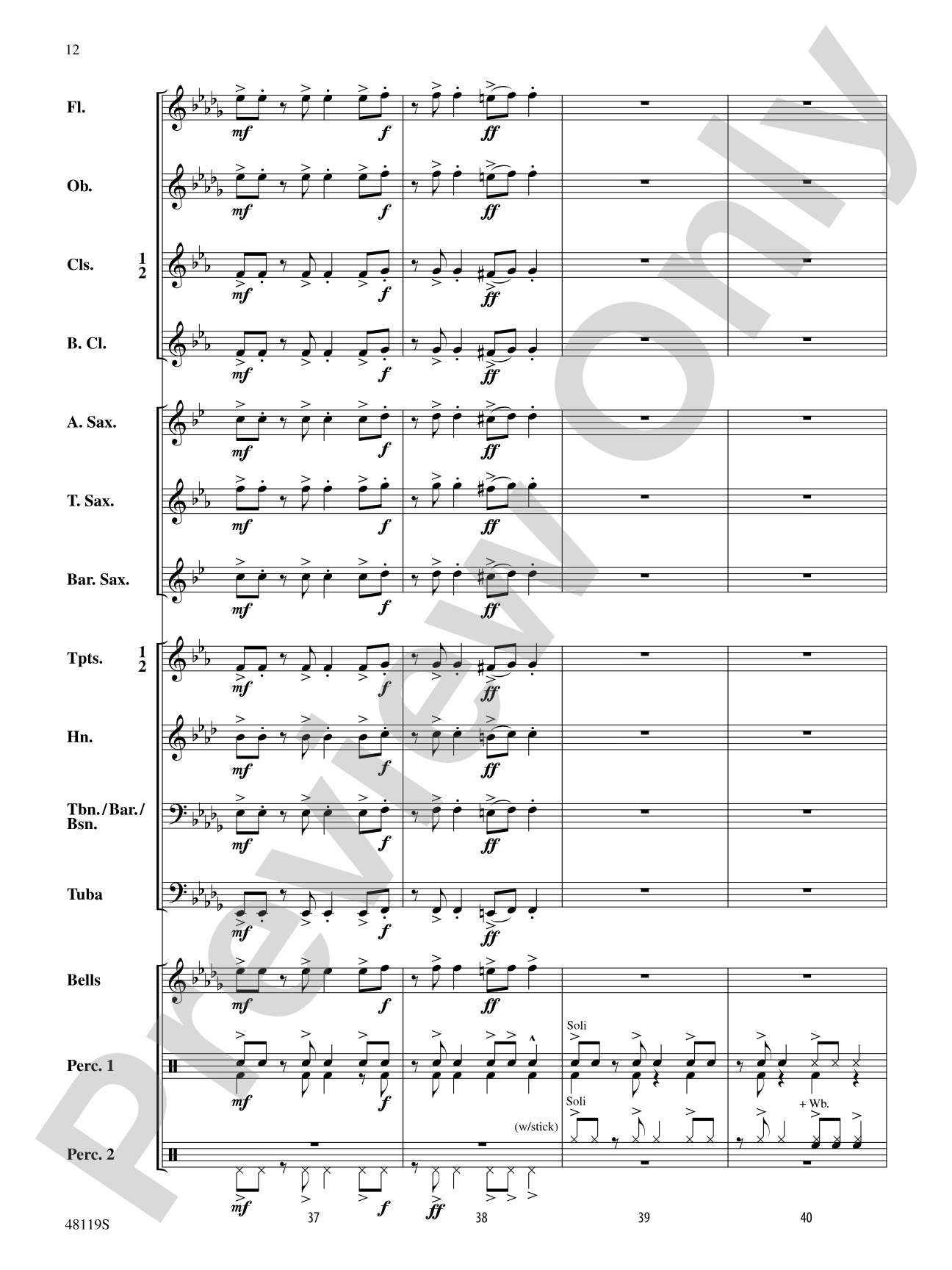 In a New York Jam: Concert Band Conductor Score & Parts