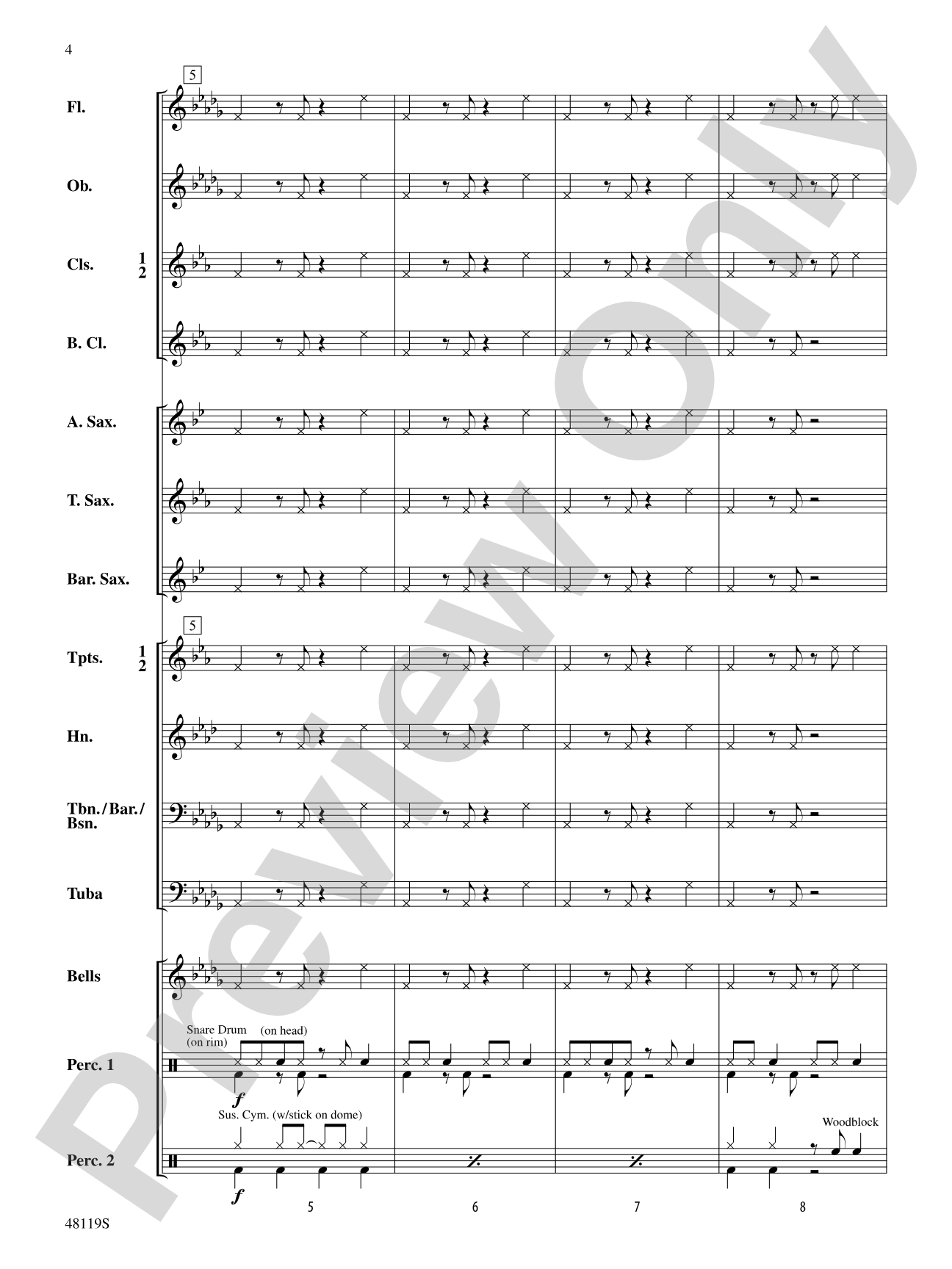 In a New York Jam: Concert Band Conductor Score & Parts