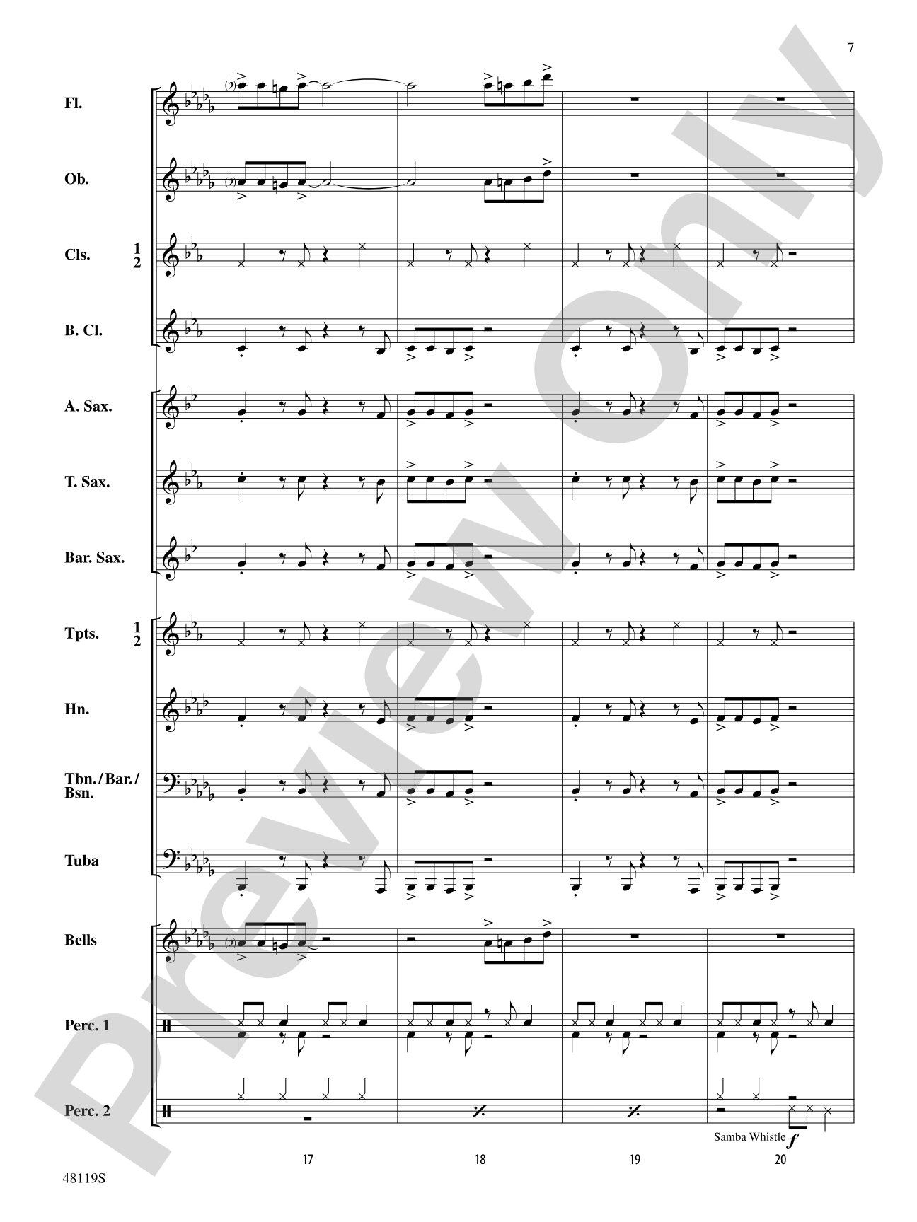 In a New York Jam: Concert Band Conductor Score & Parts