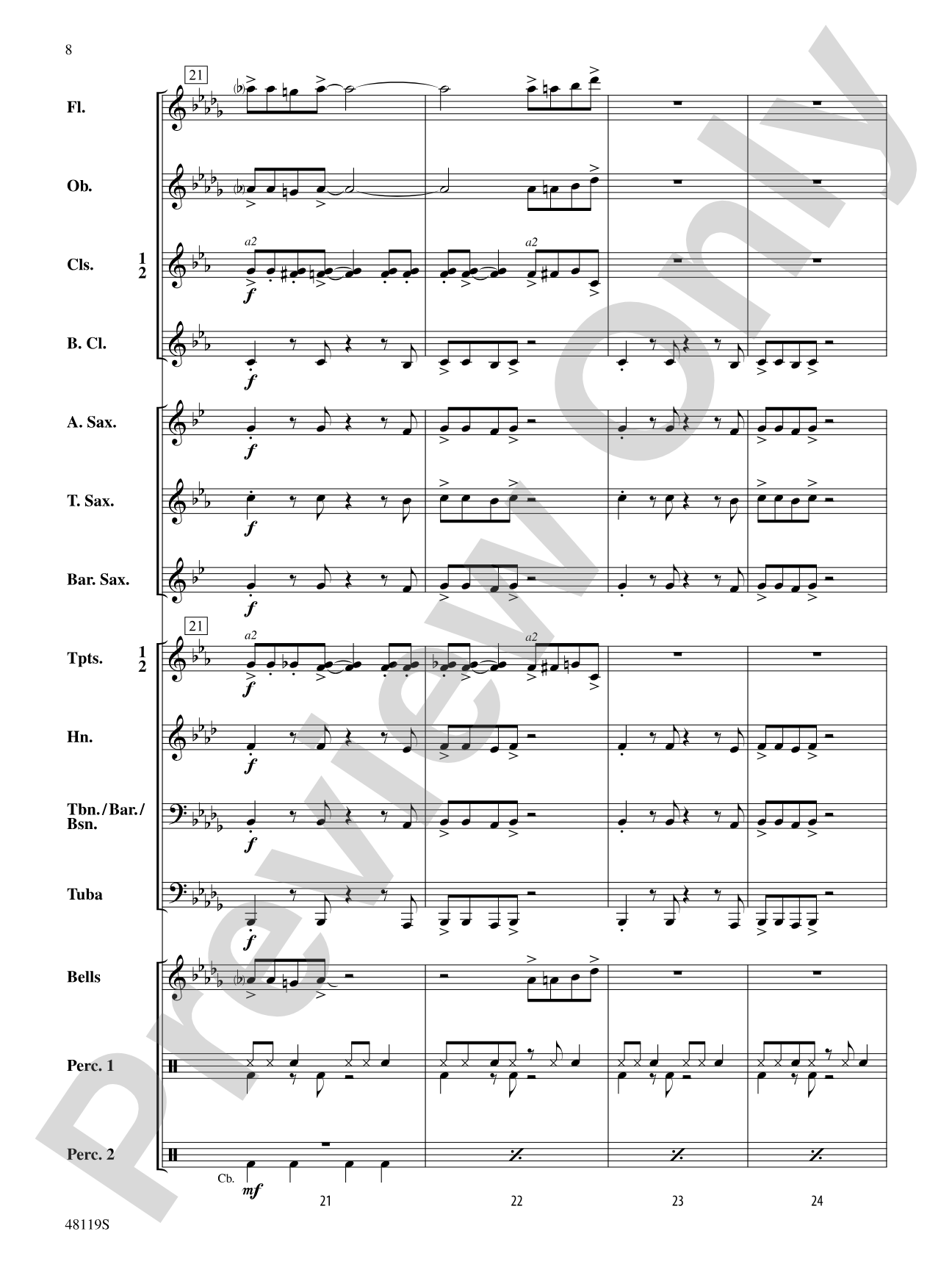 In a New York Jam: Concert Band Conductor Score & Parts