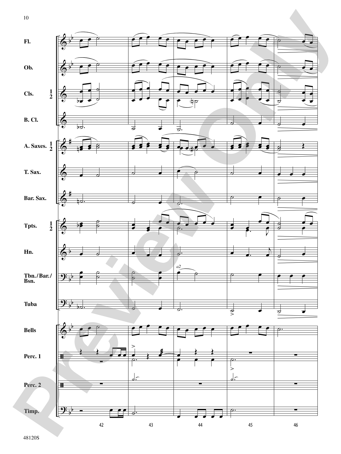 On a Starry Night: Concert Band Conductor Score & Parts
