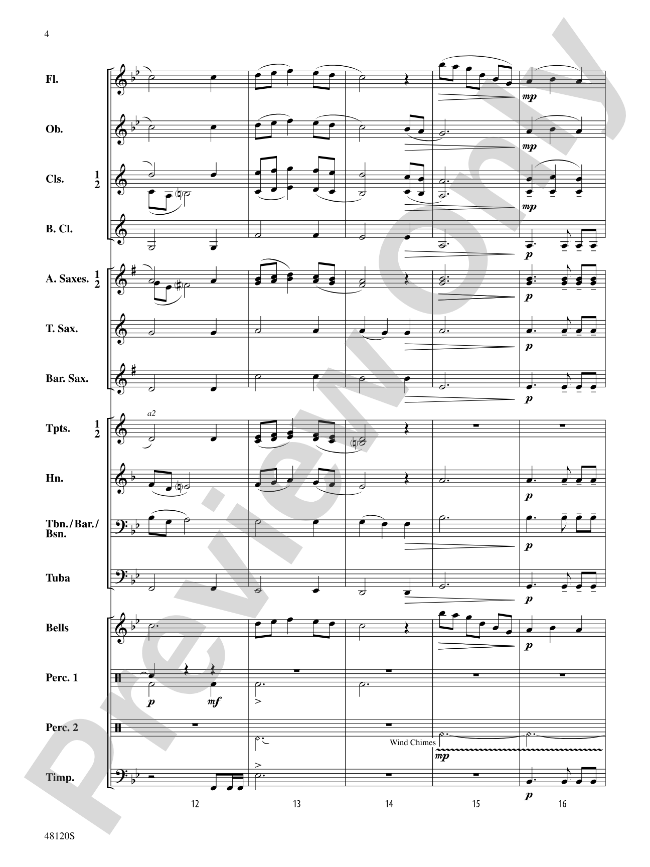 On a Starry Night: Concert Band Conductor Score & Parts