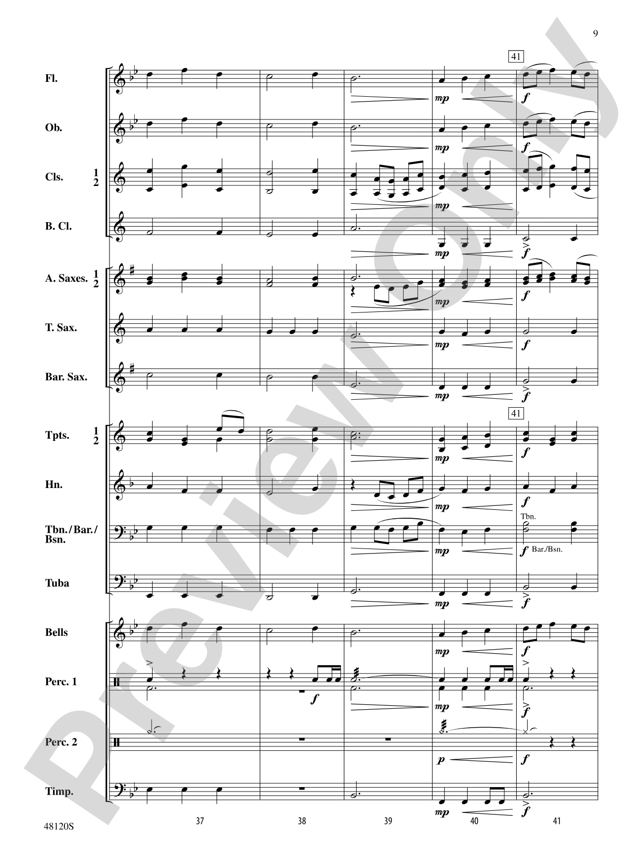 On a Starry Night: Concert Band Conductor Score & Parts