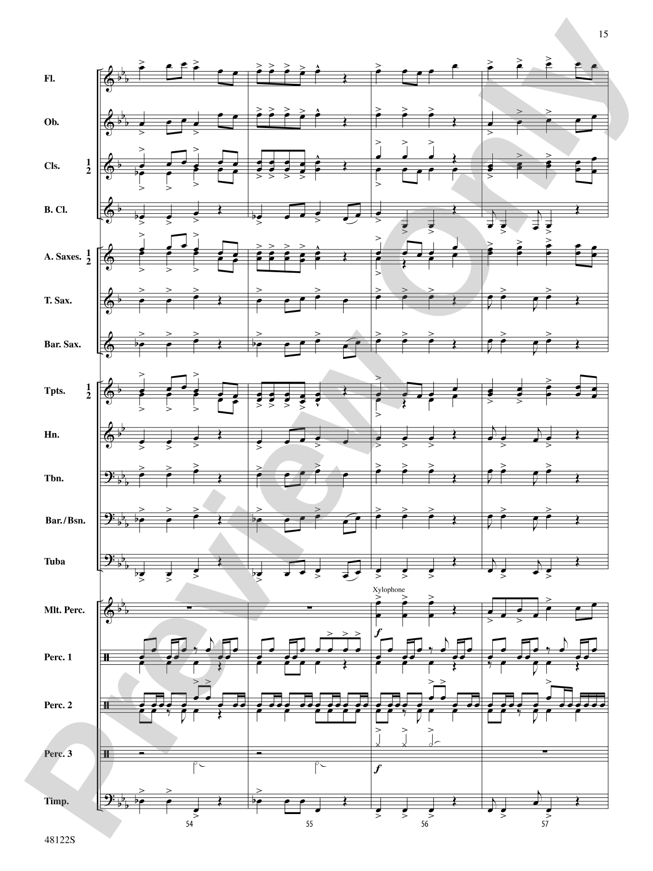 Japanese War March: Concert Band Conductor Score & Parts