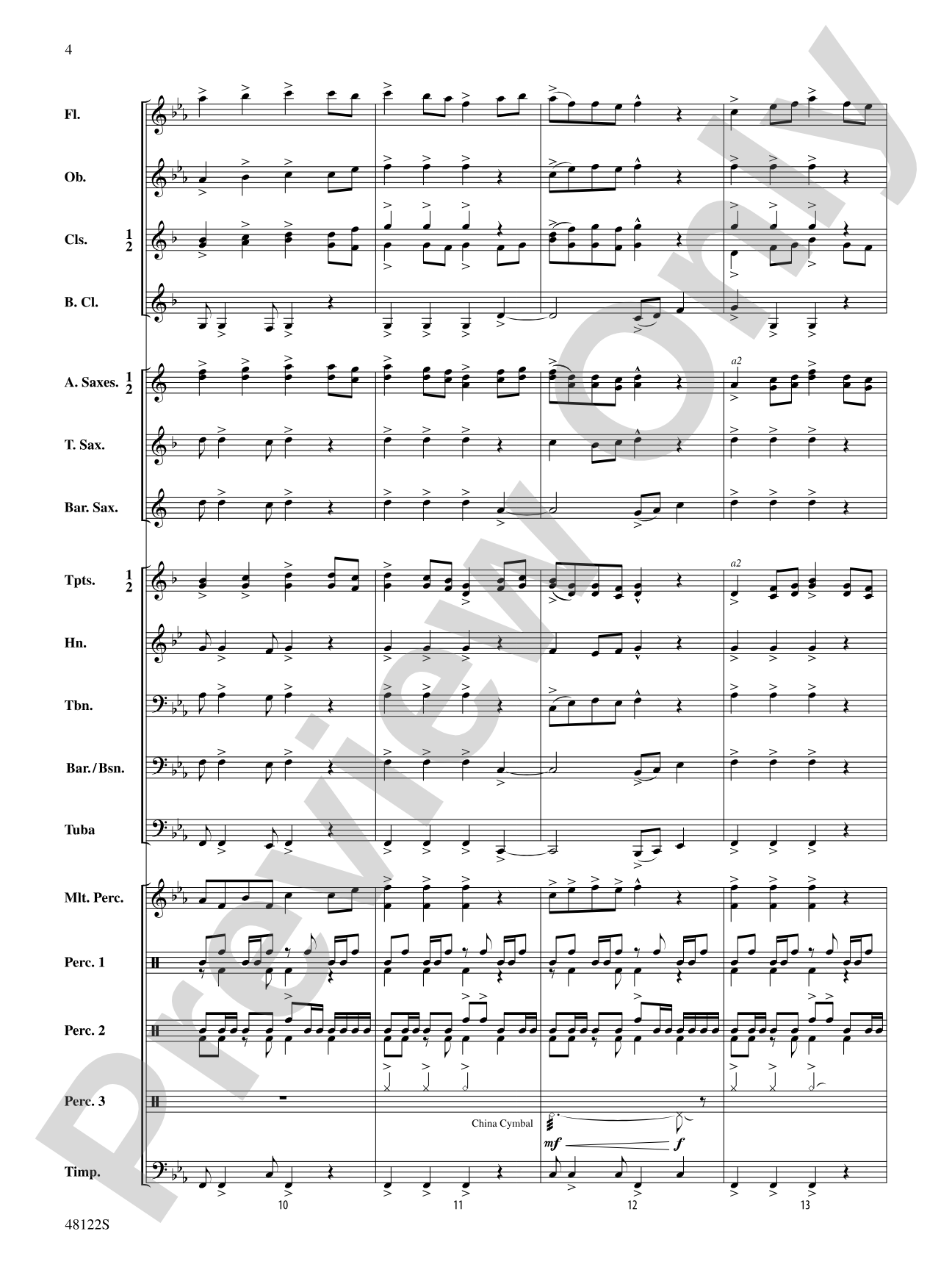 Japanese War March: Concert Band Conductor Score & Parts