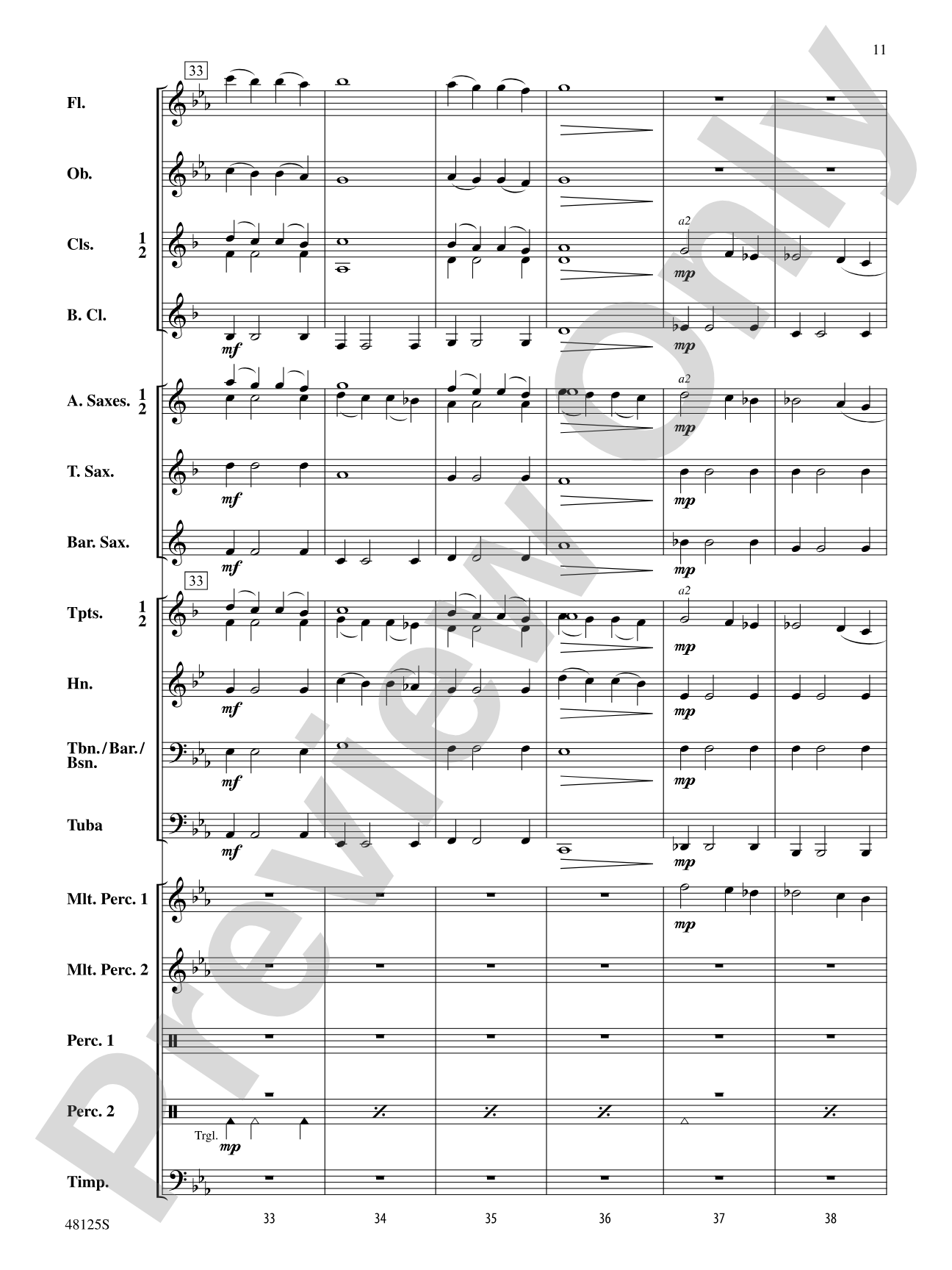 Walk Like a Spartan: Concert Band Conductor Score & Parts