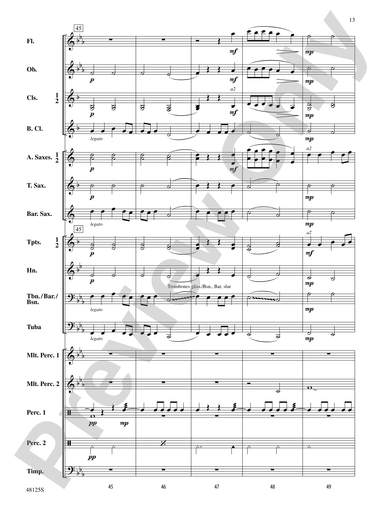 Walk Like a Spartan: Concert Band Conductor Score & Parts