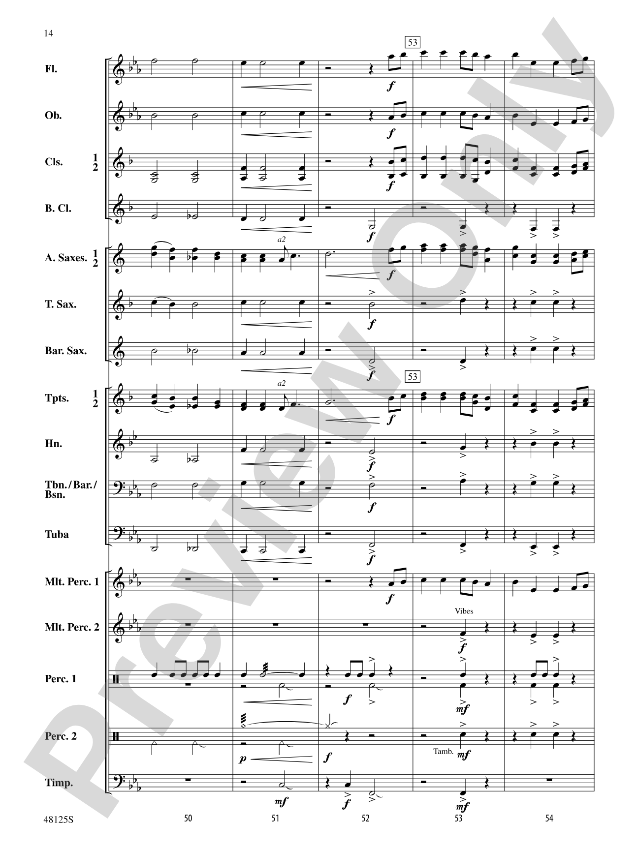 Walk Like a Spartan: Concert Band Conductor Score & Parts