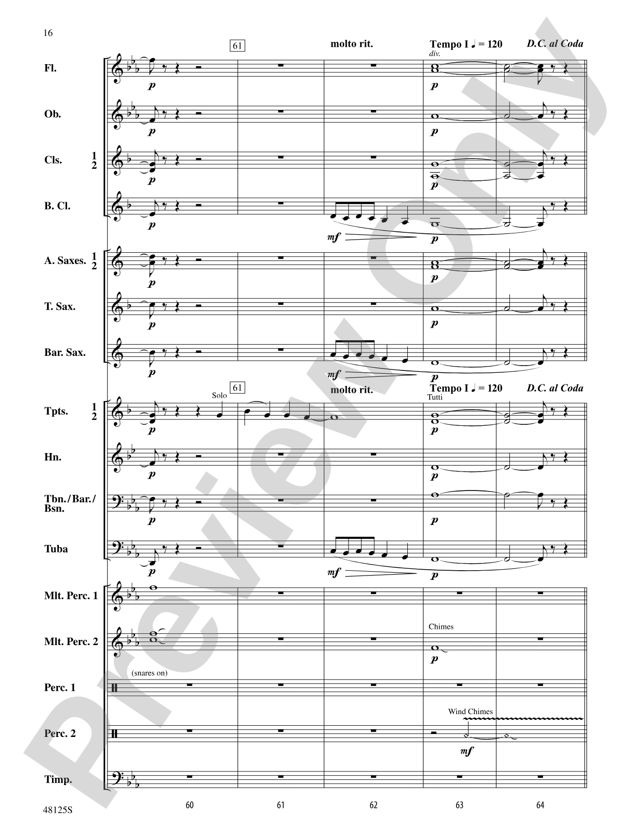 Walk Like a Spartan: Concert Band Conductor Score & Parts