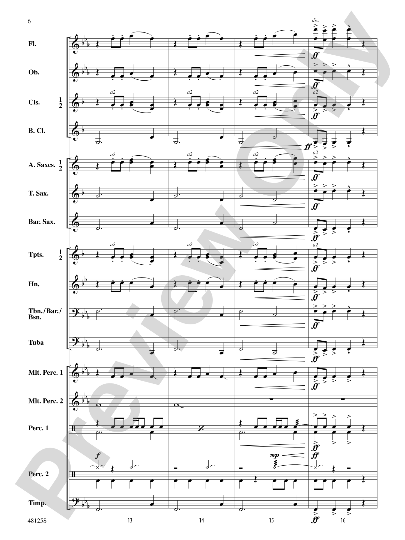 Walk Like a Spartan: Concert Band Conductor Score & Parts