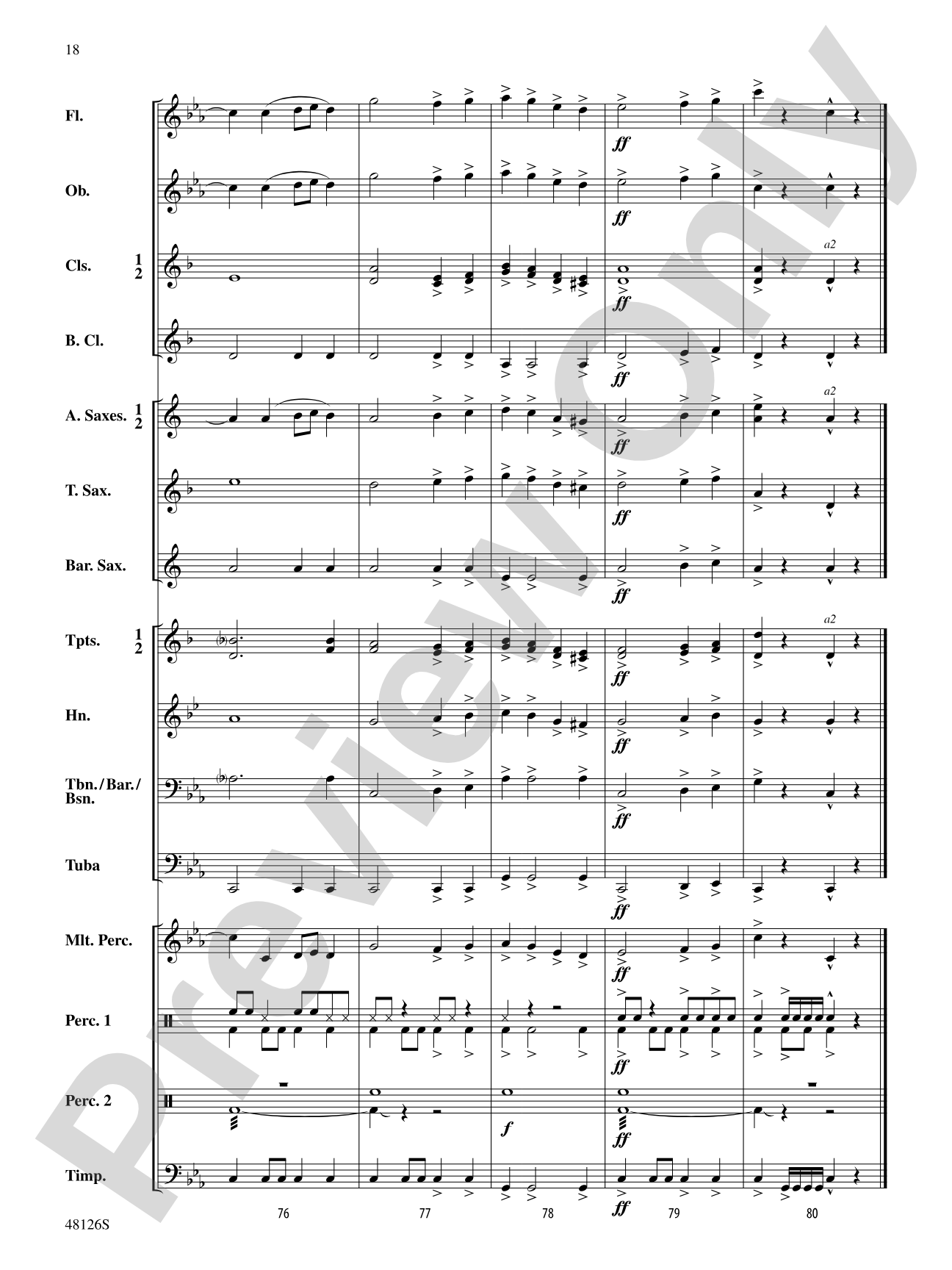 In Search of Yeti: Concert Band Conductor Score & Parts