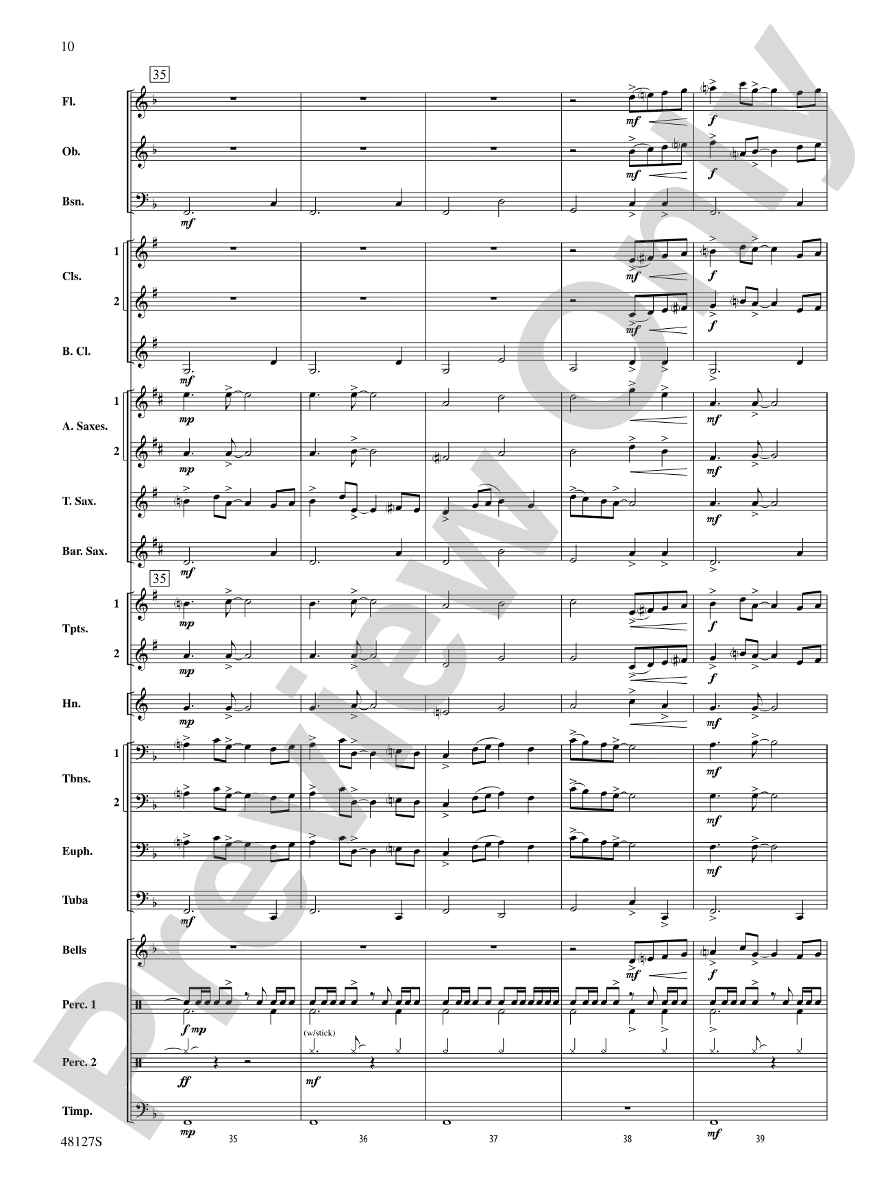 Lone Eagle: Concert Band Conductor Score & Parts