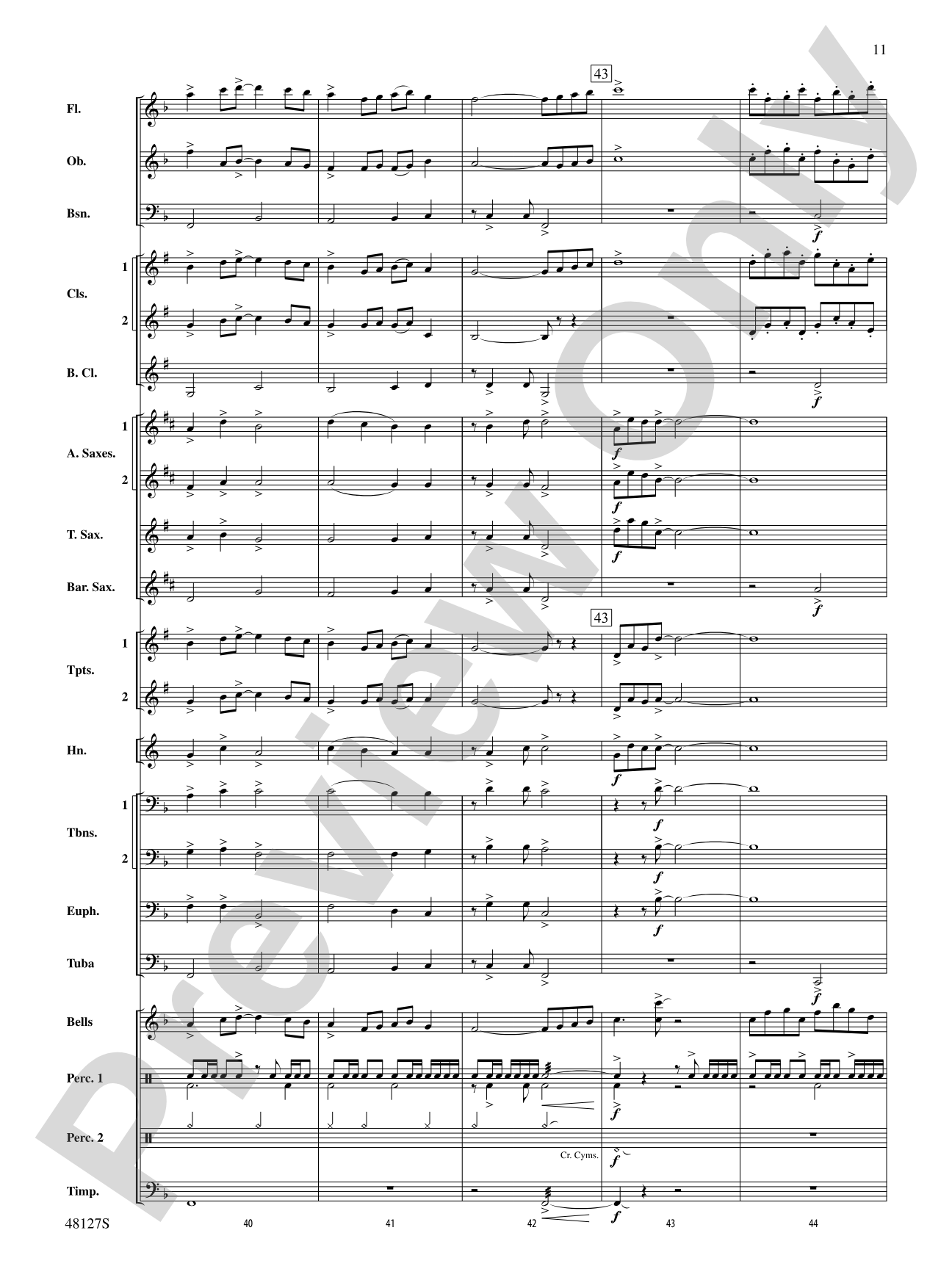Lone Eagle: Concert Band Conductor Score & Parts
