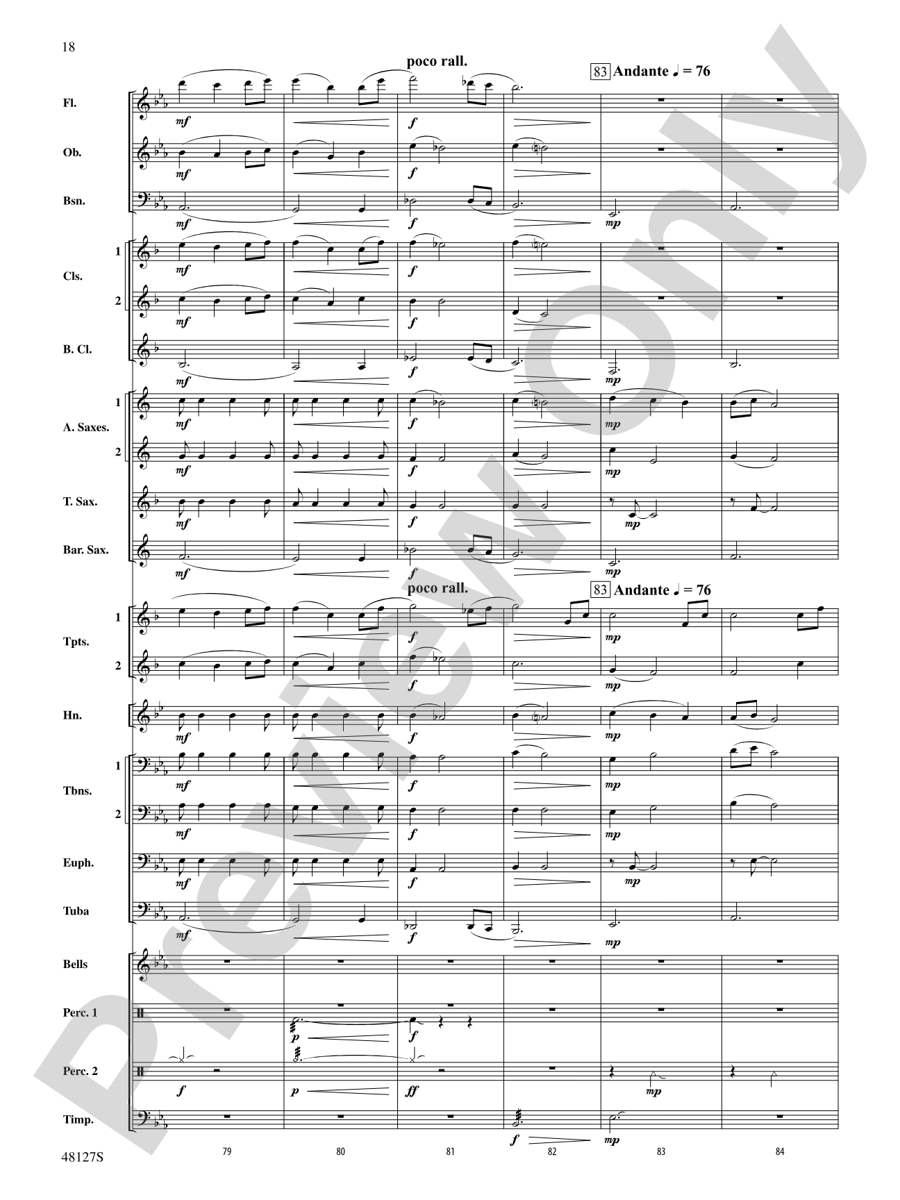 Lone Eagle: Concert Band Conductor Score & Parts
