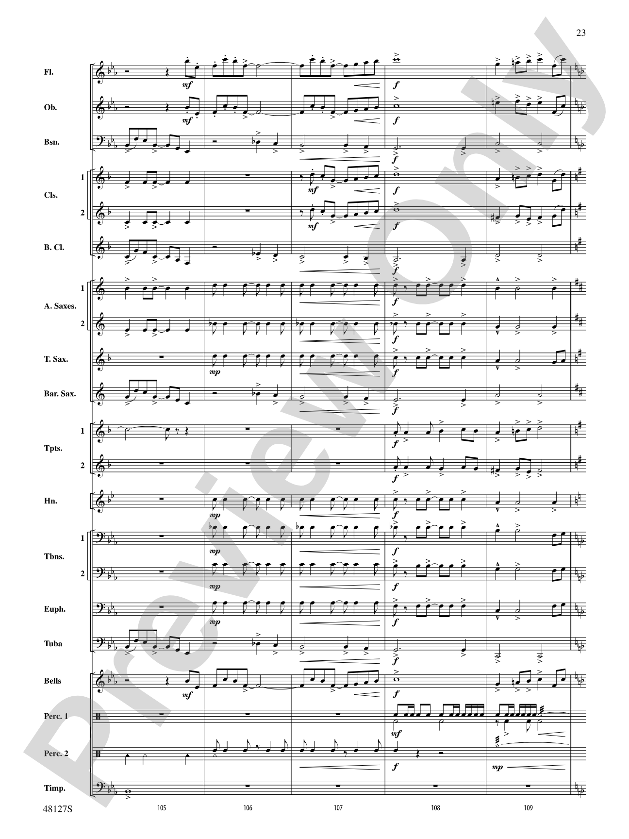 Lone Eagle: Concert Band Conductor Score & Parts