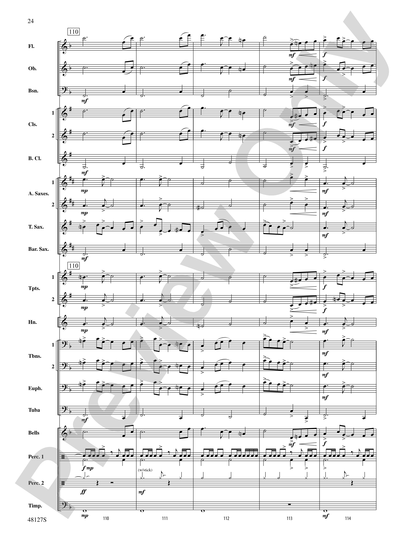 Lone Eagle: Concert Band Conductor Score & Parts