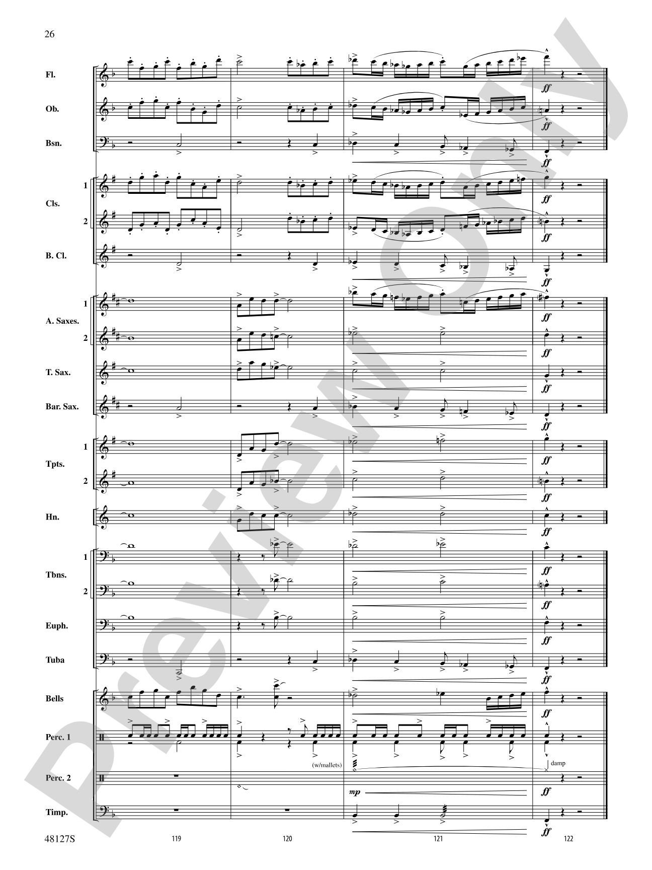 Lone Eagle: Concert Band Conductor Score & Parts