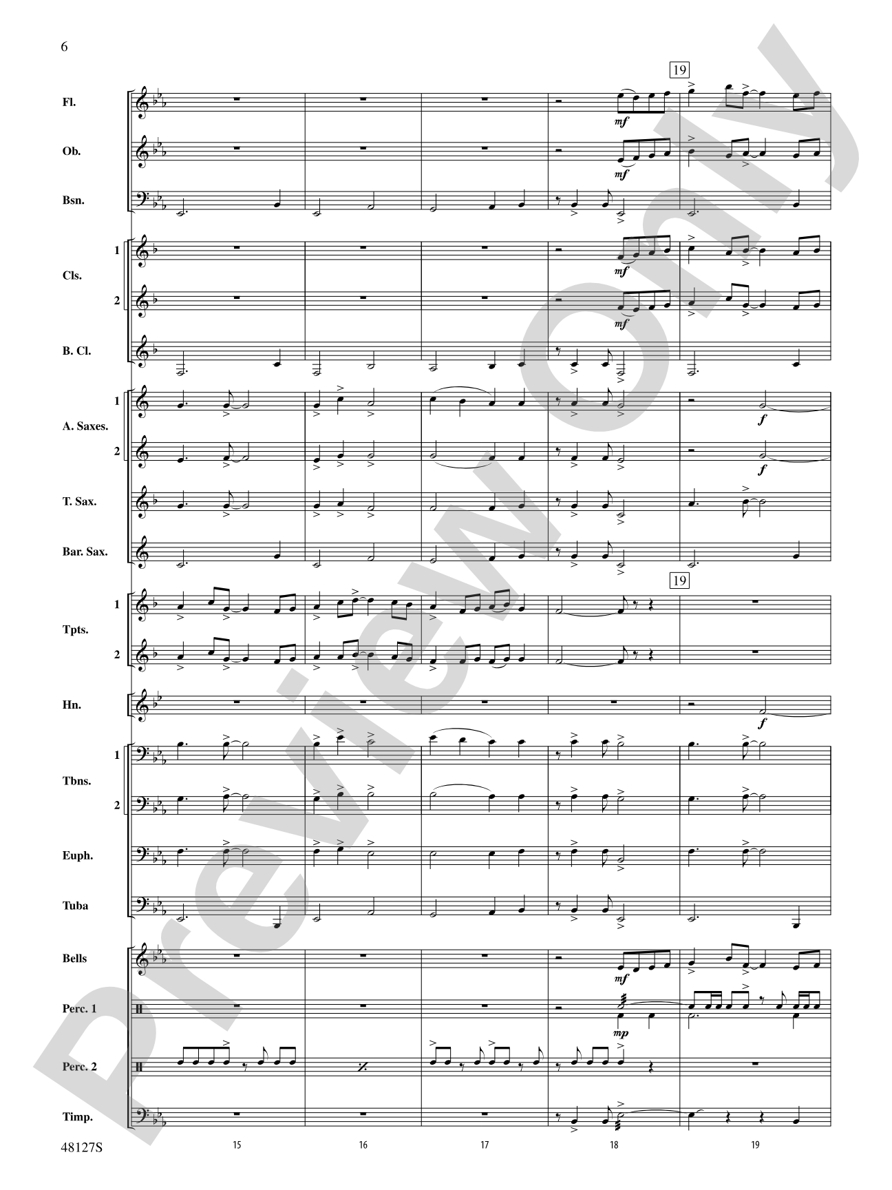 Lone Eagle: Concert Band Conductor Score & Parts