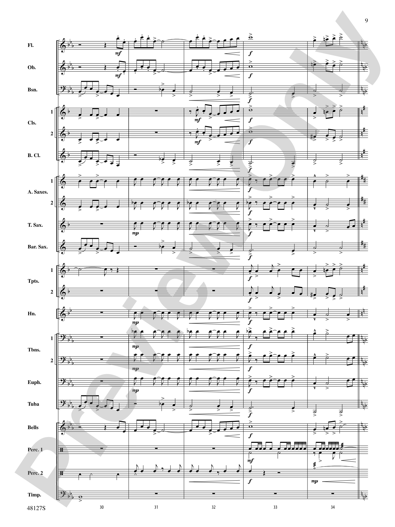 Lone Eagle: Concert Band Conductor Score & Parts
