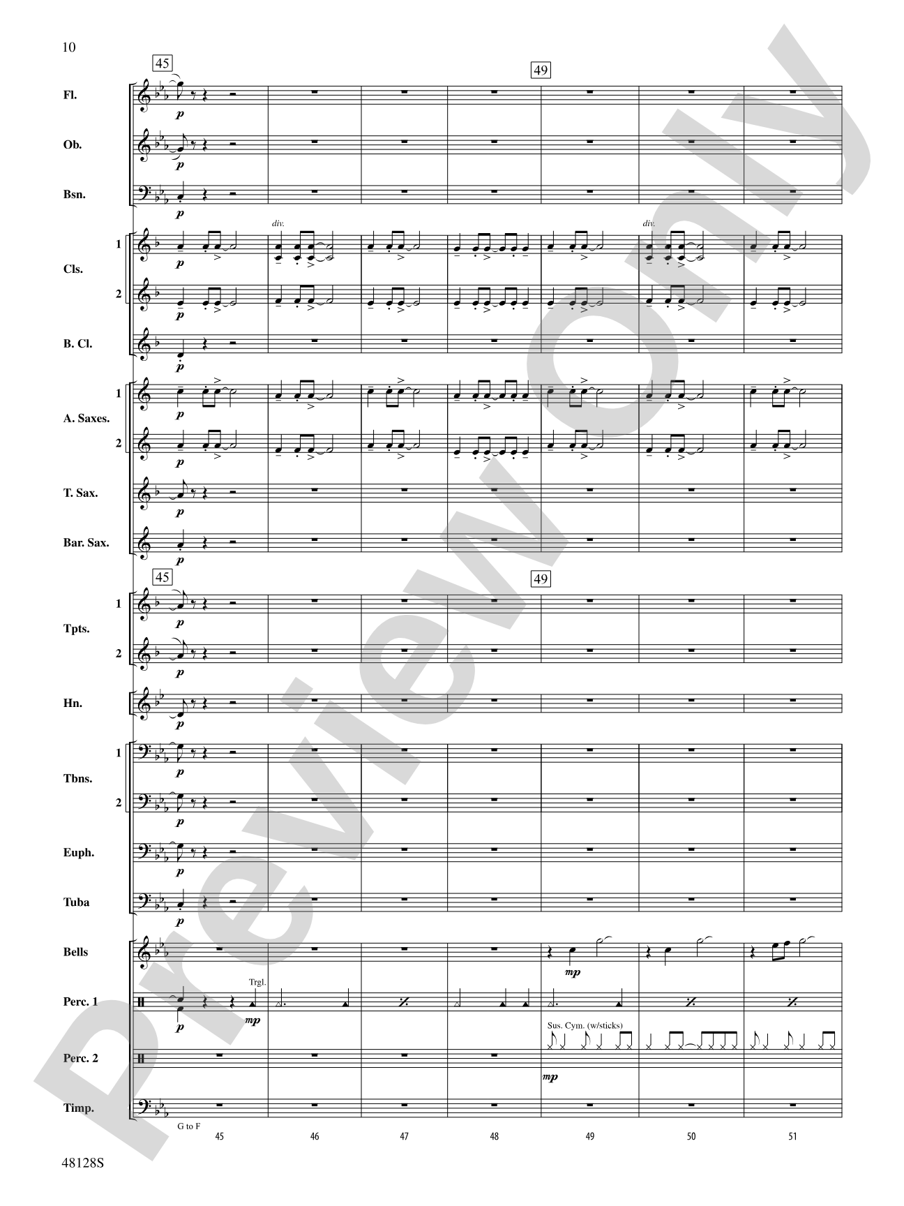 By the River's Edge: Concert Band Conductor Score & Parts
