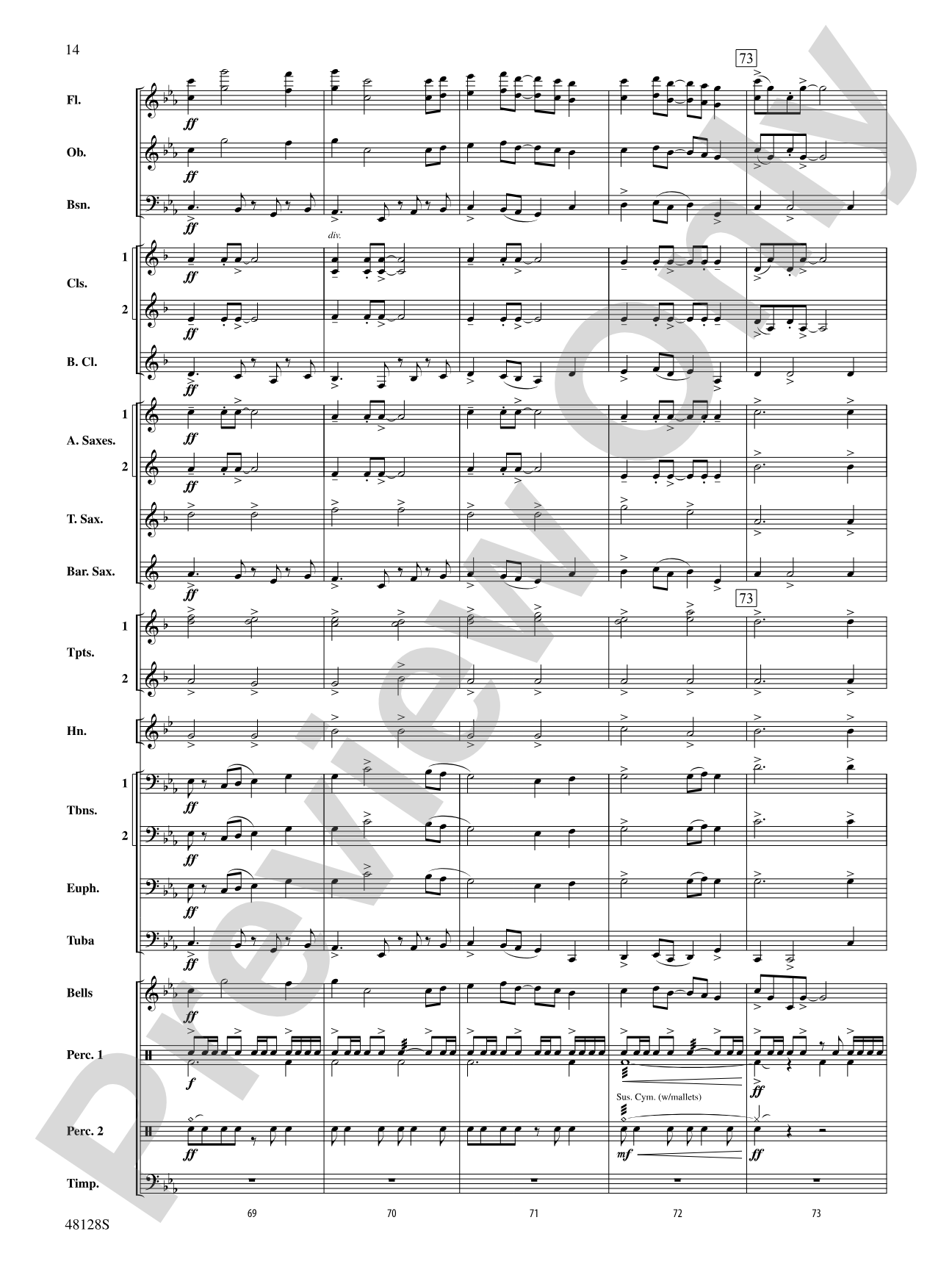 By the River's Edge: Concert Band Conductor Score & Parts