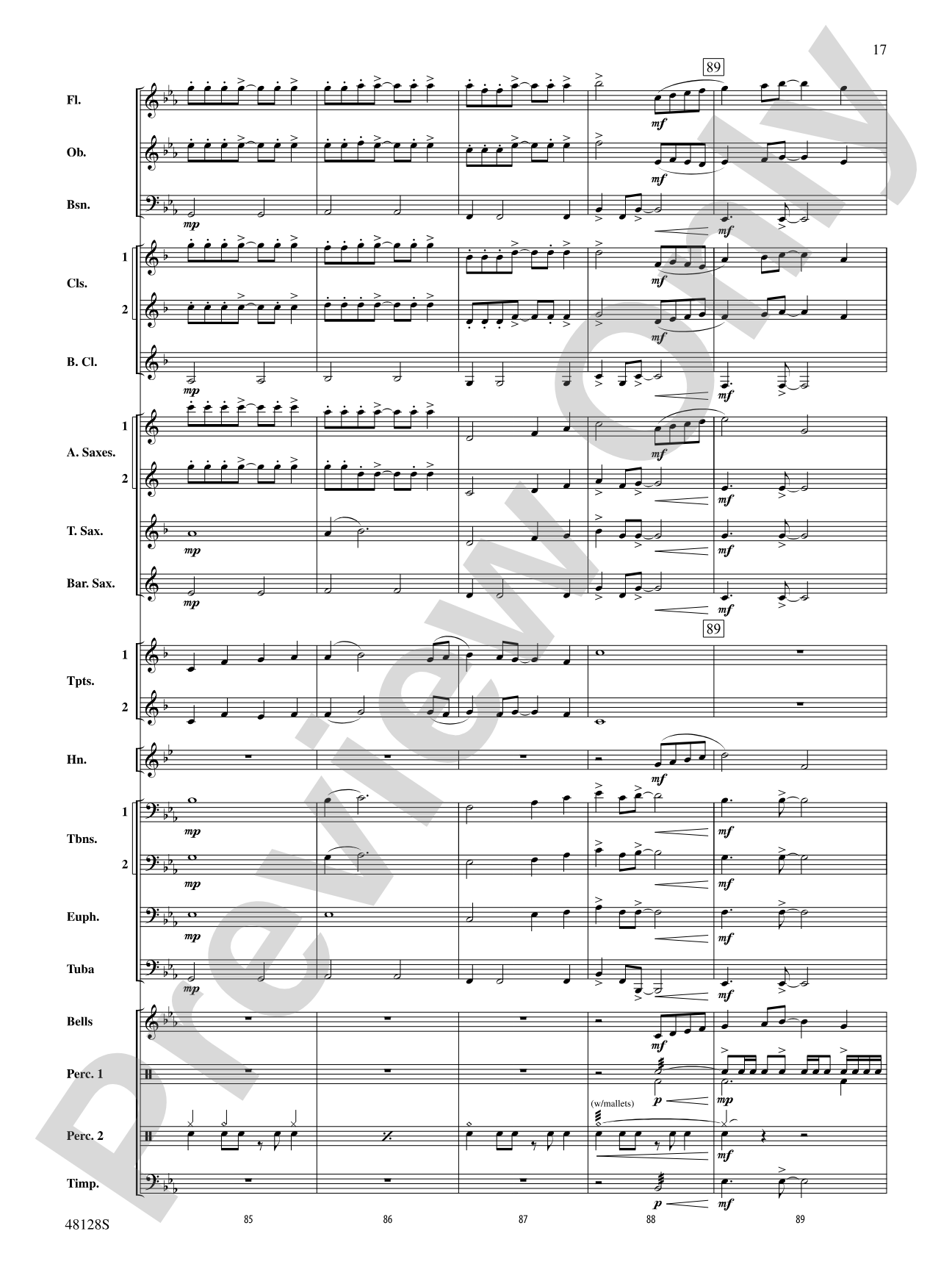 By the River's Edge: Concert Band Conductor Score & Parts