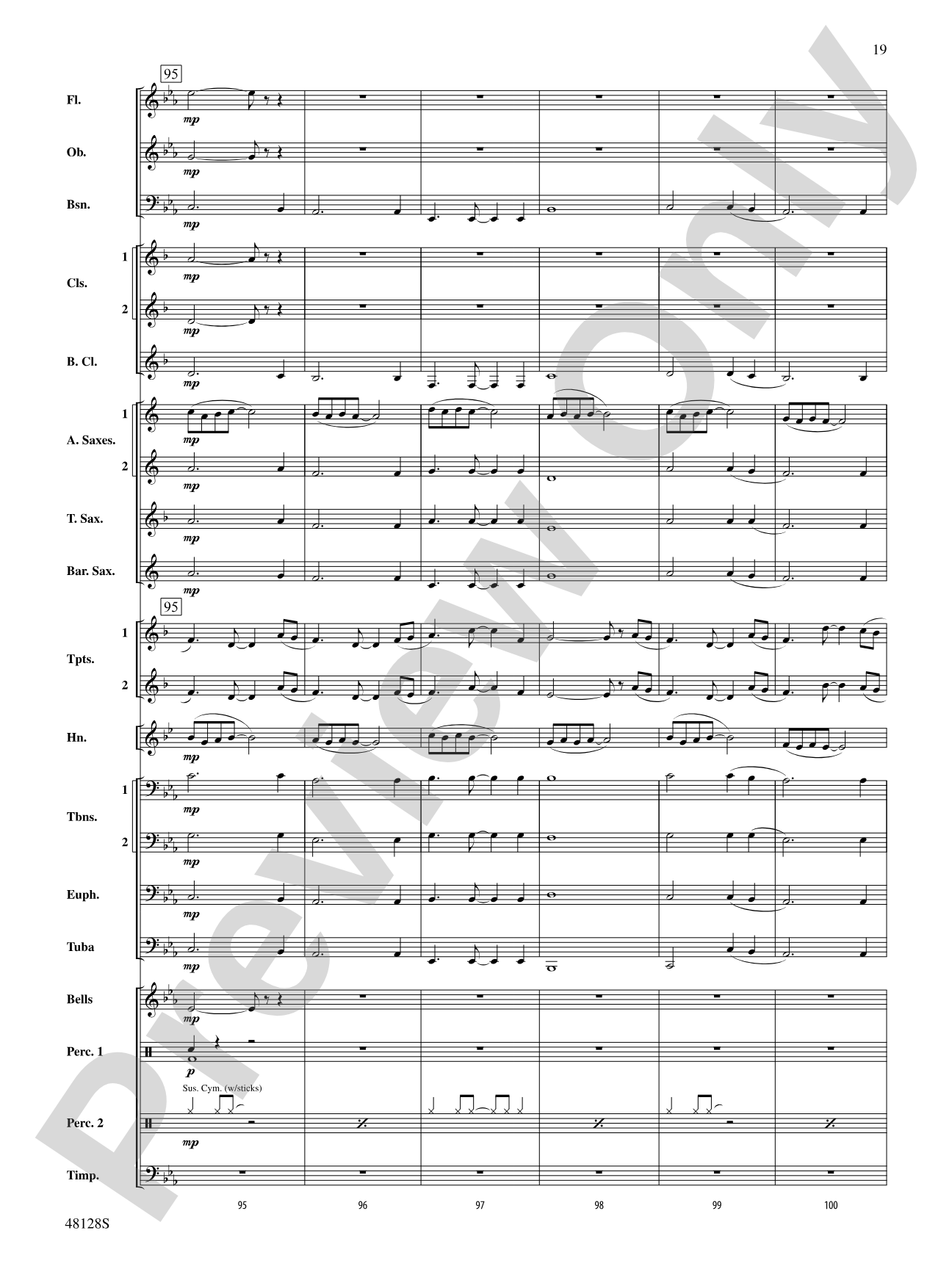 By the River's Edge: Concert Band Conductor Score & Parts