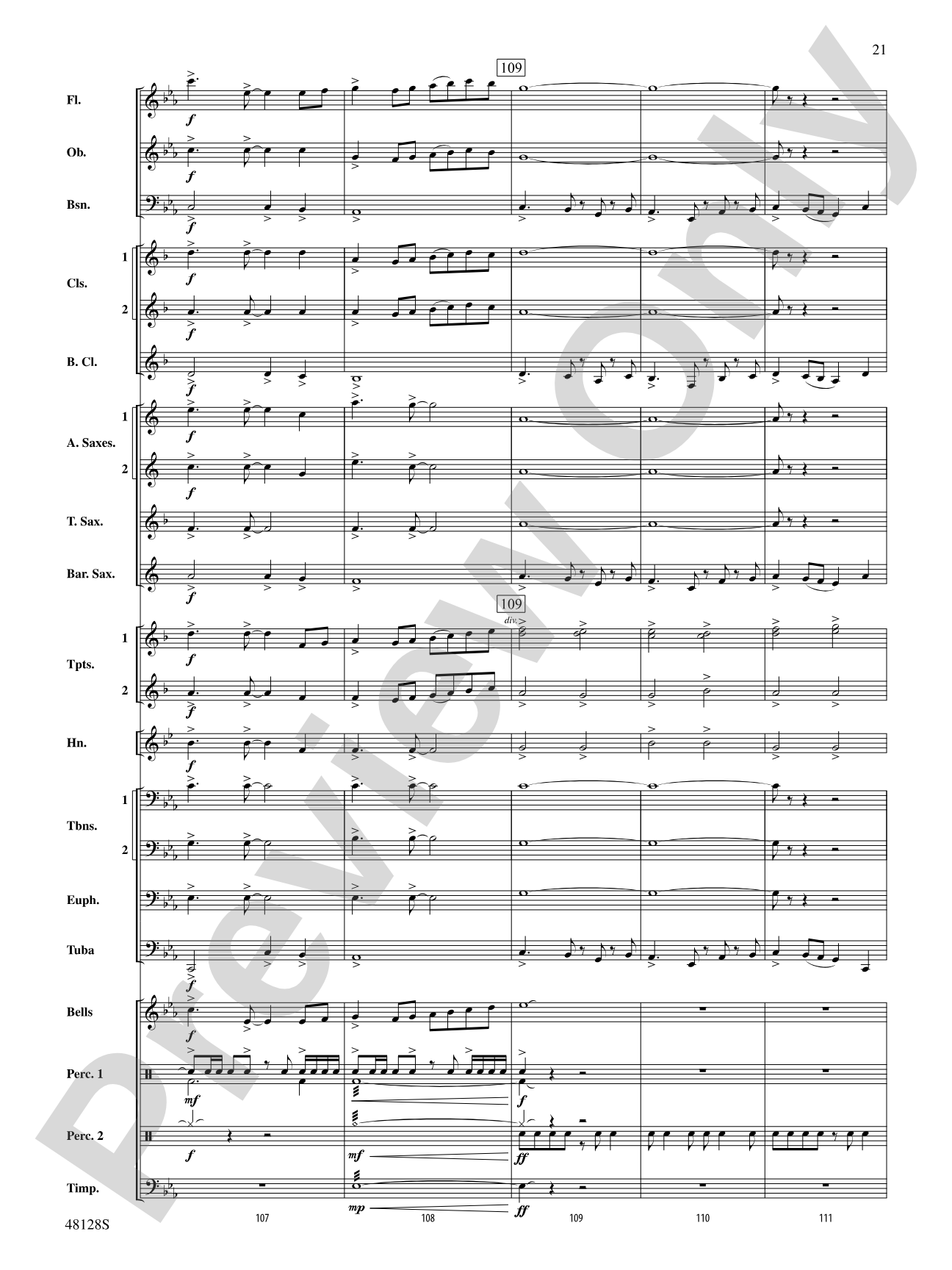 By the River's Edge: Concert Band Conductor Score & Parts