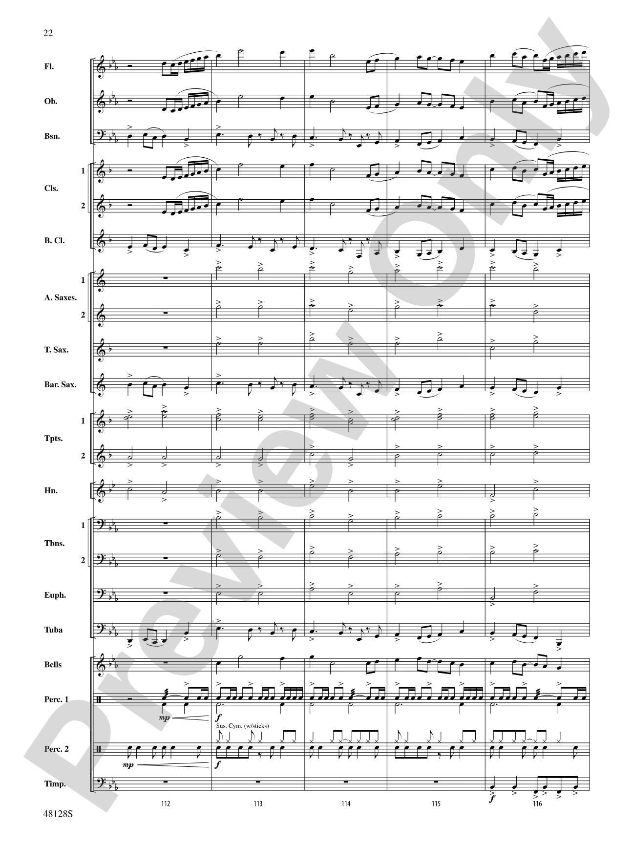 By the River's Edge: Concert Band Conductor Score & Parts
