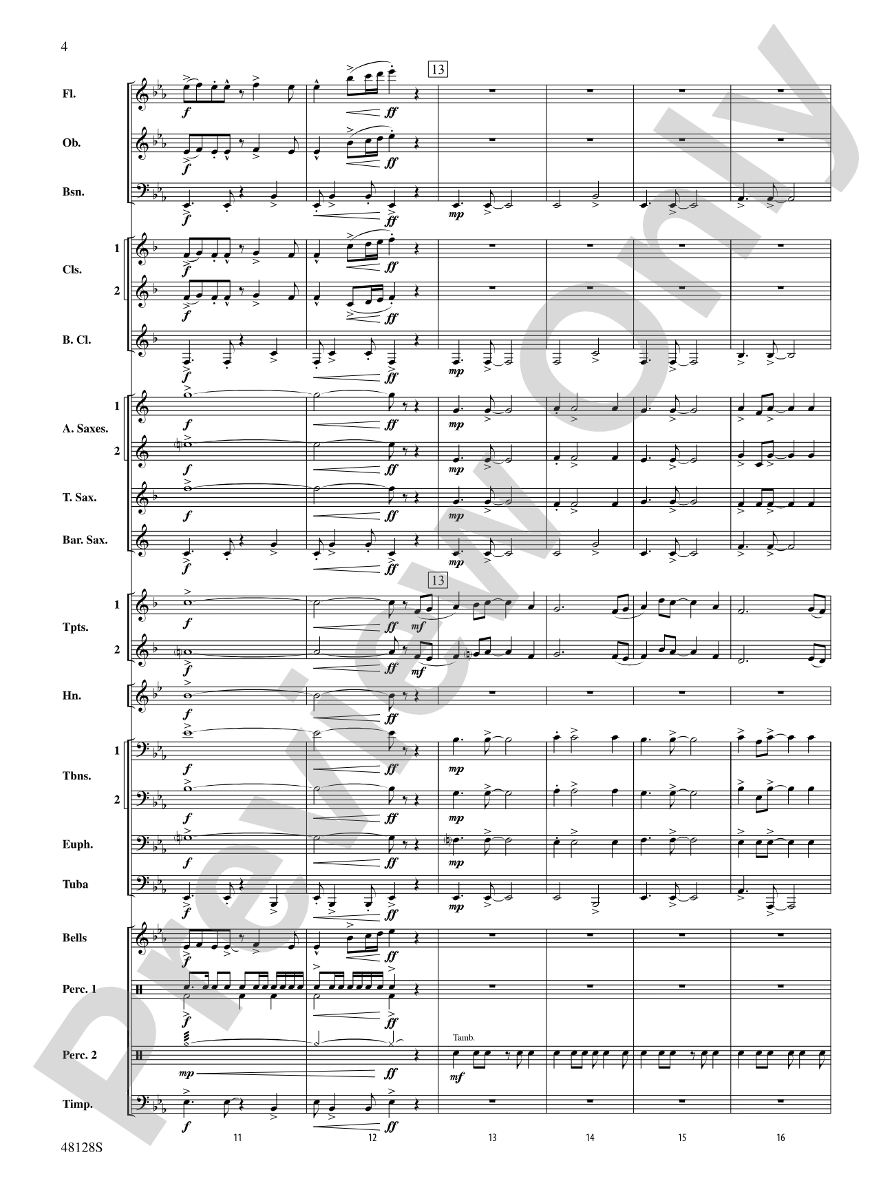 By the River's Edge: Concert Band Conductor Score & Parts