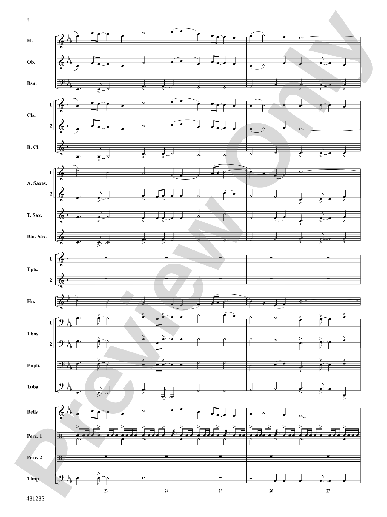 By the River's Edge: Concert Band Conductor Score & Parts