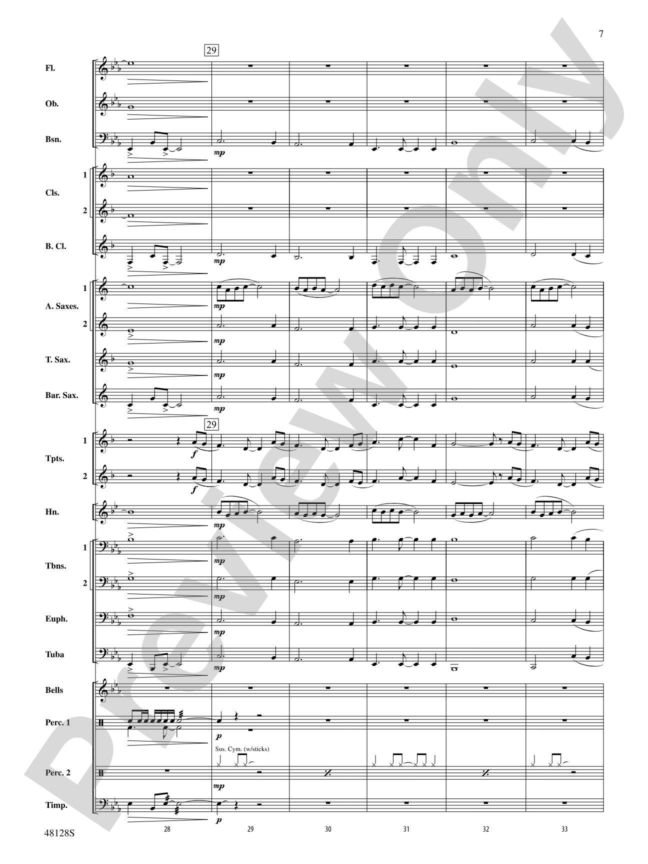 By the River's Edge: Concert Band Conductor Score & Parts