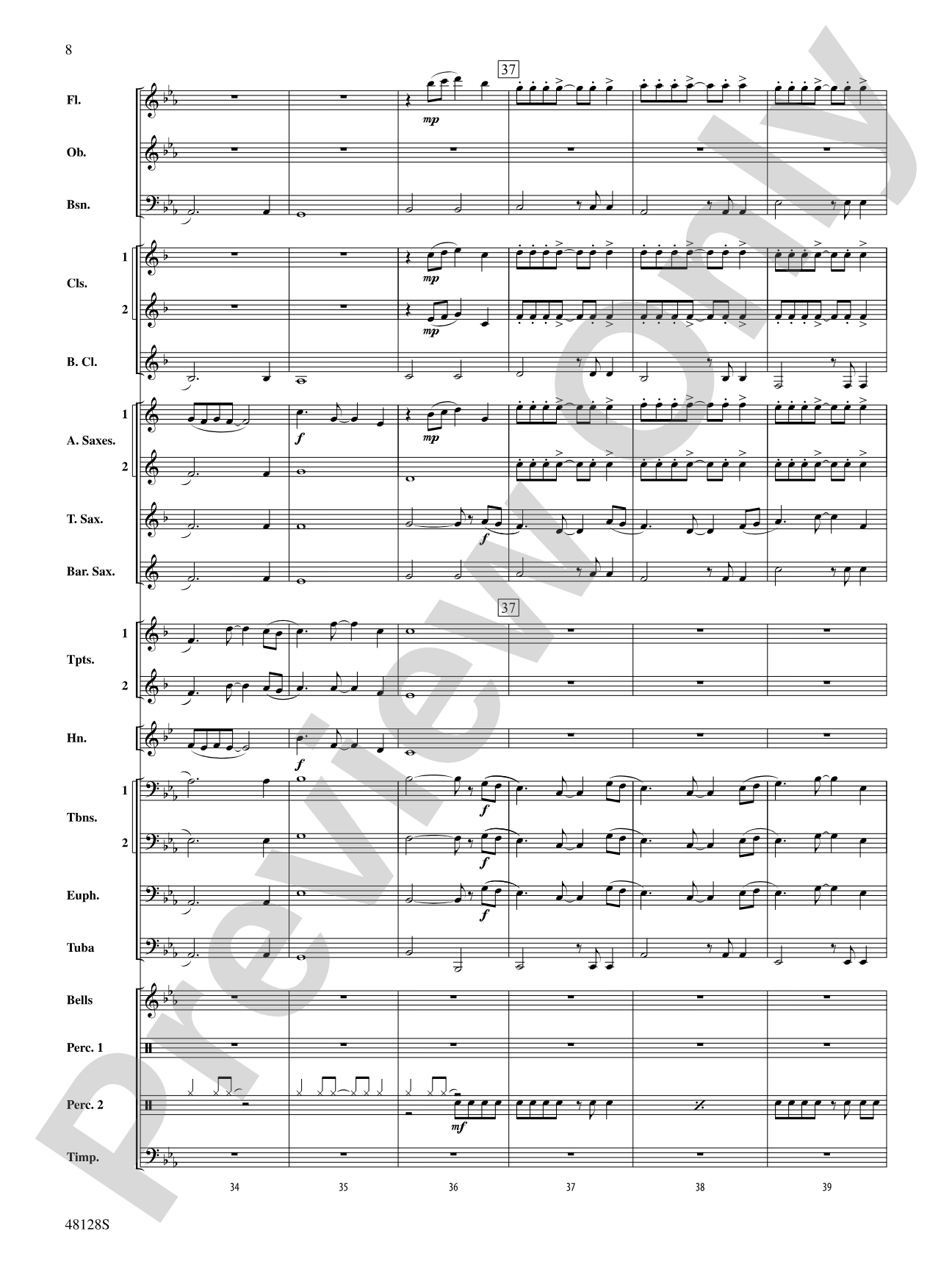 By the River's Edge: Concert Band Conductor Score & Parts