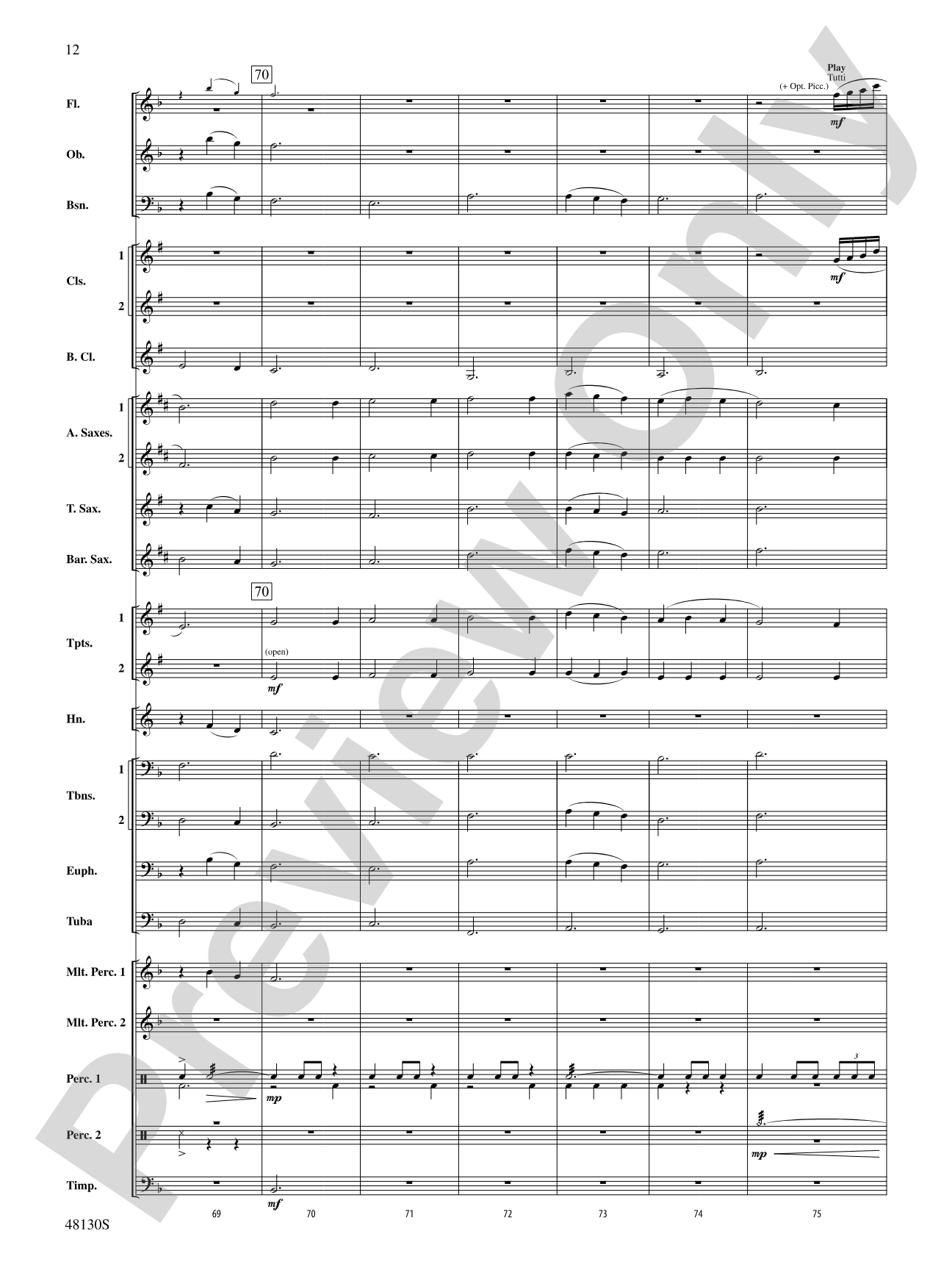 Journey of the Magi: Concert Band Conductor Score & Parts