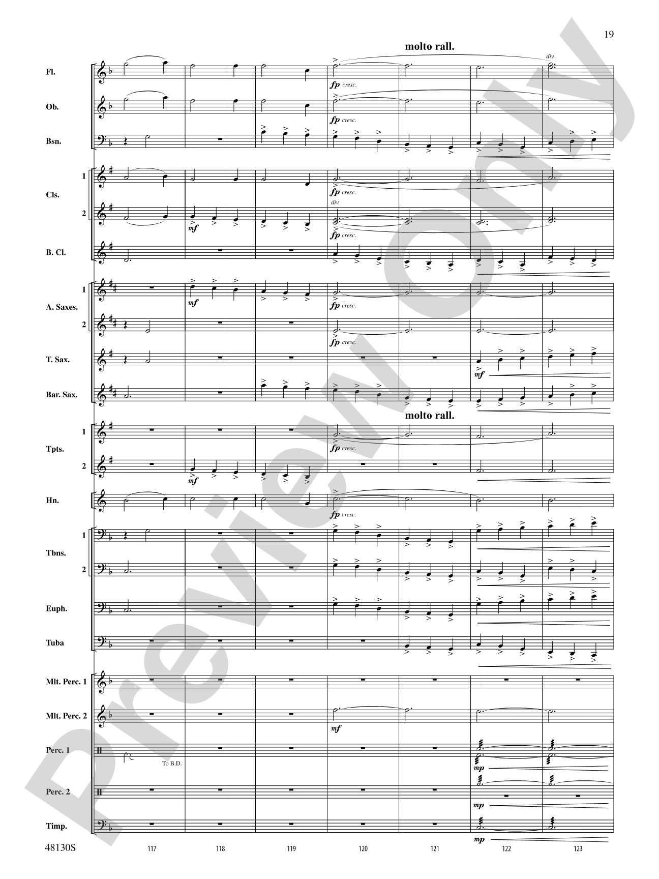 Journey of the Magi: Concert Band Conductor Score & Parts