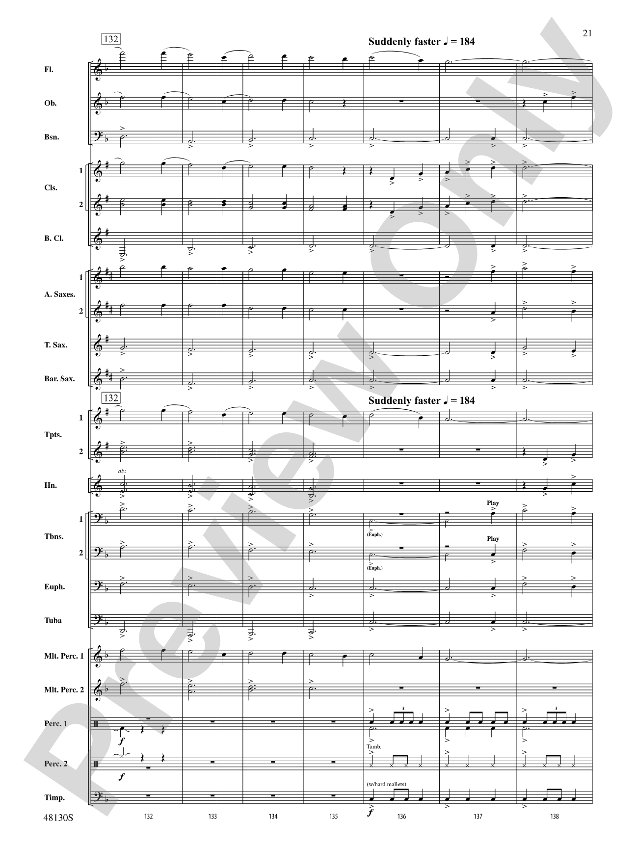 Journey of the Magi: Concert Band Conductor Score & Parts