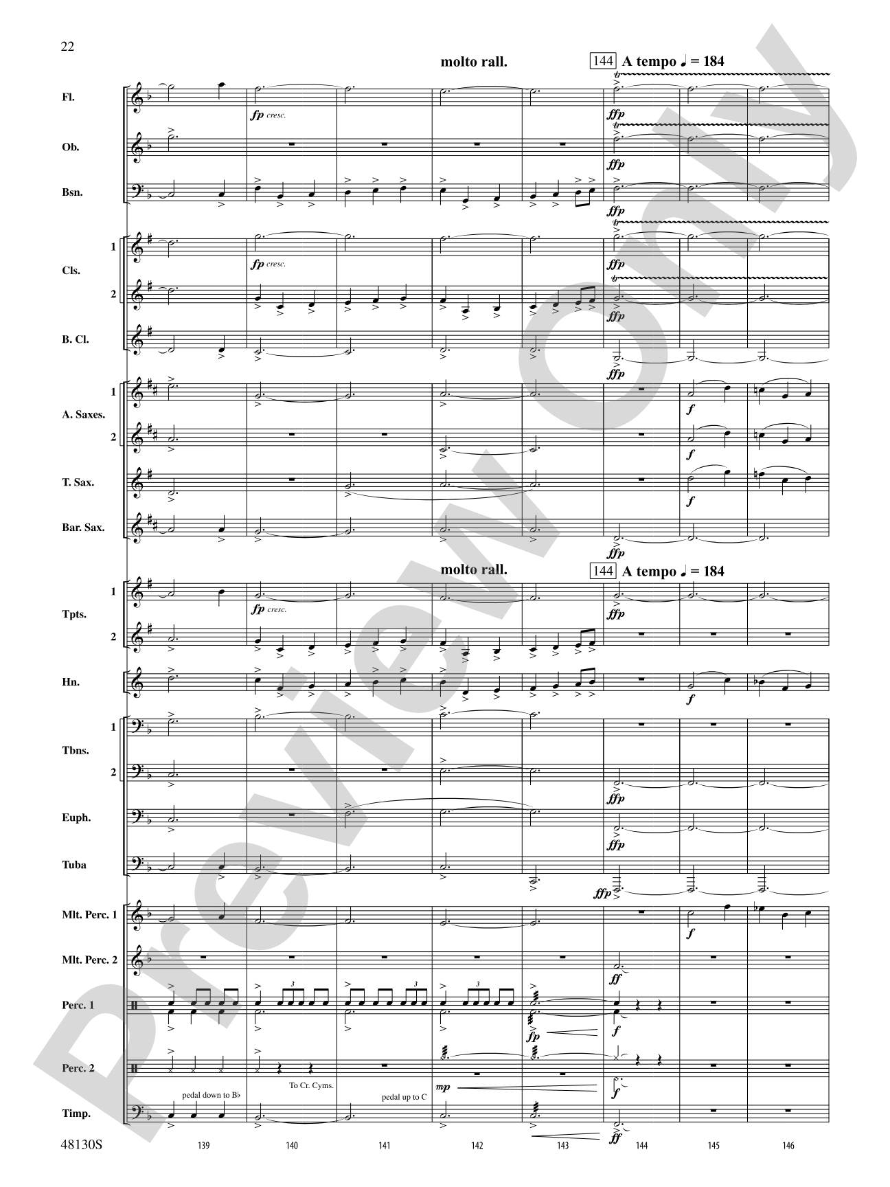 Journey of the Magi: Concert Band Conductor Score & Parts