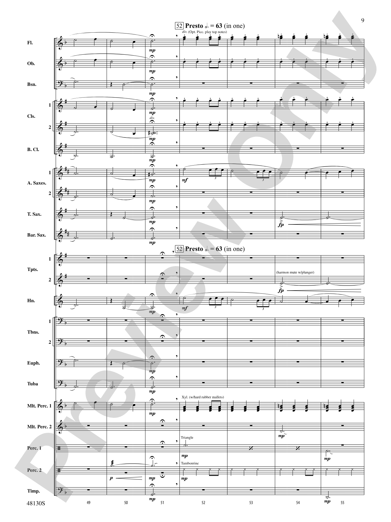 Journey of the Magi: Concert Band Conductor Score & Parts