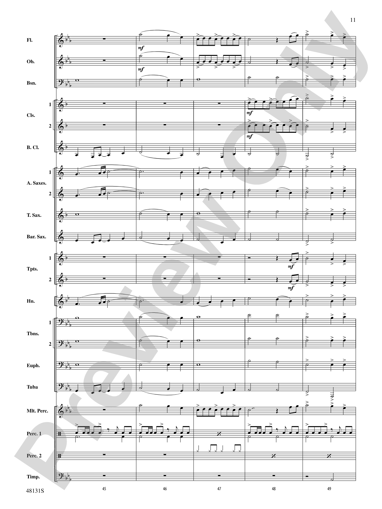 Ride Through the Valley: Score